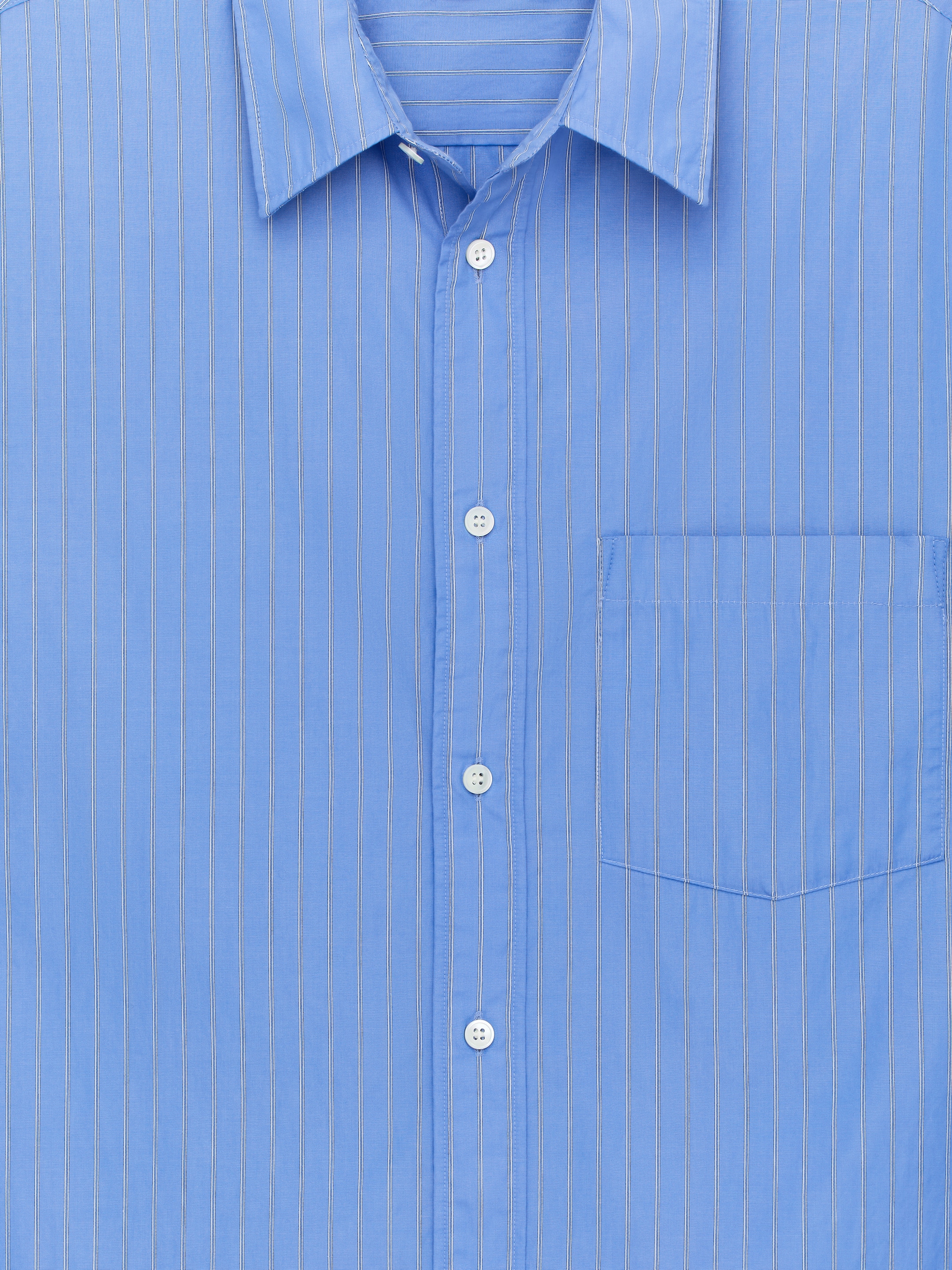 Camicia in popeline dalla vestibilità rilassata - Blu/Righe - Loose fit - Men - StillMedia/DescriptiveStillLife - 2