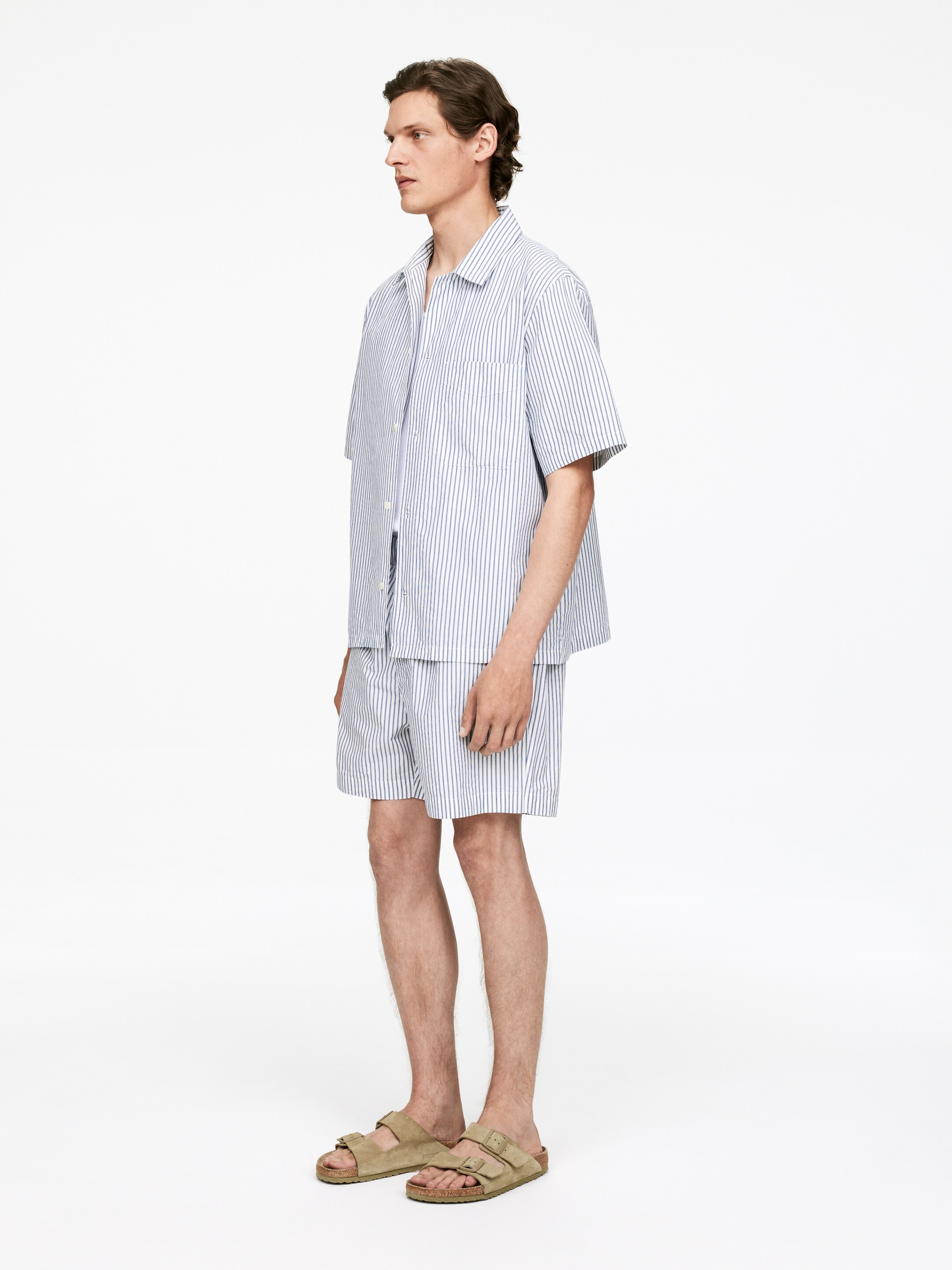 Agrandir l'image: Short de pyjama - Blanc/Bleu - HOMME | H&M FR 2