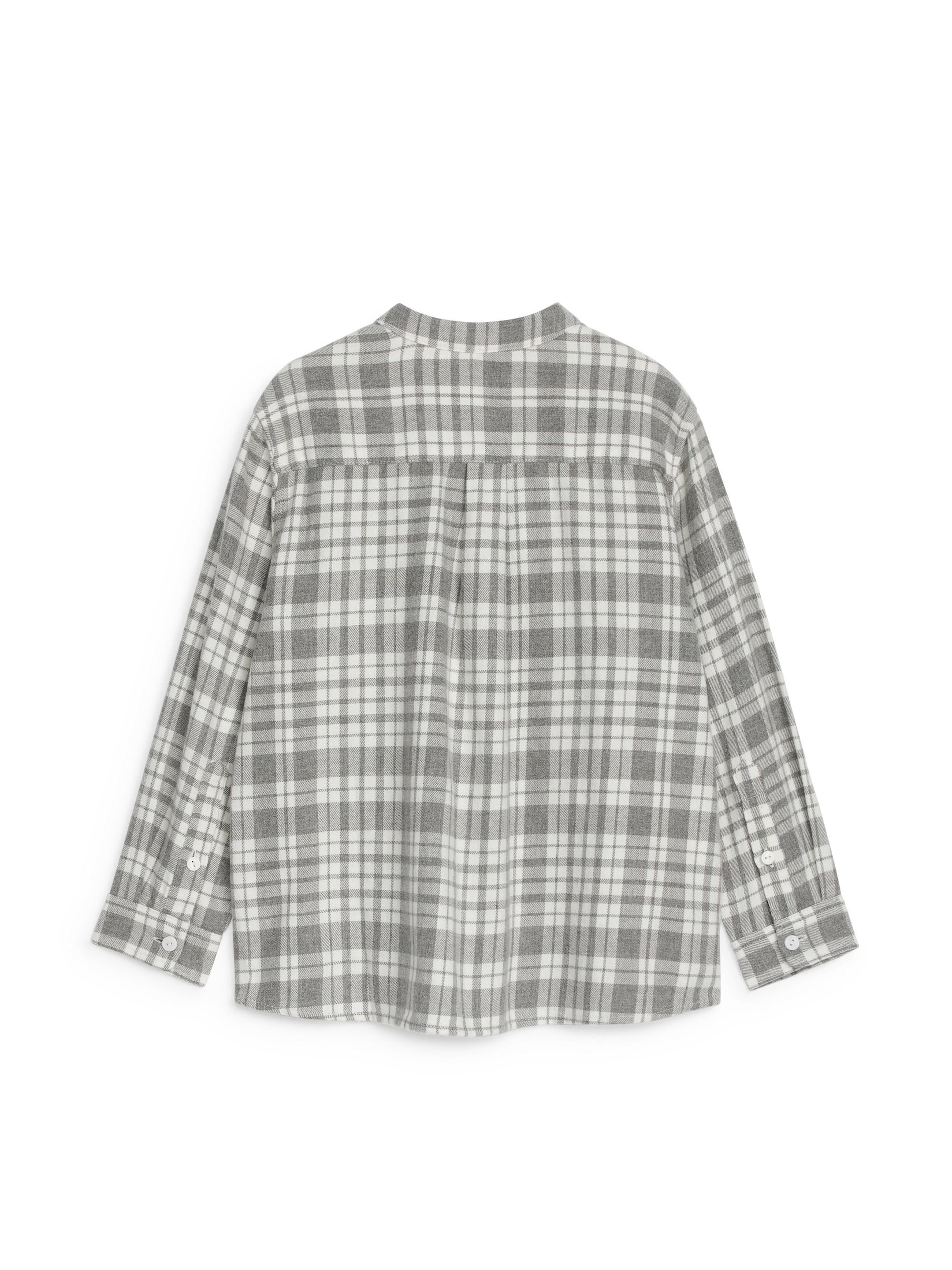 Flanellskjorta - Vit/grå - Regular fit - Children - StillMedia/DescriptiveStillLife - 3