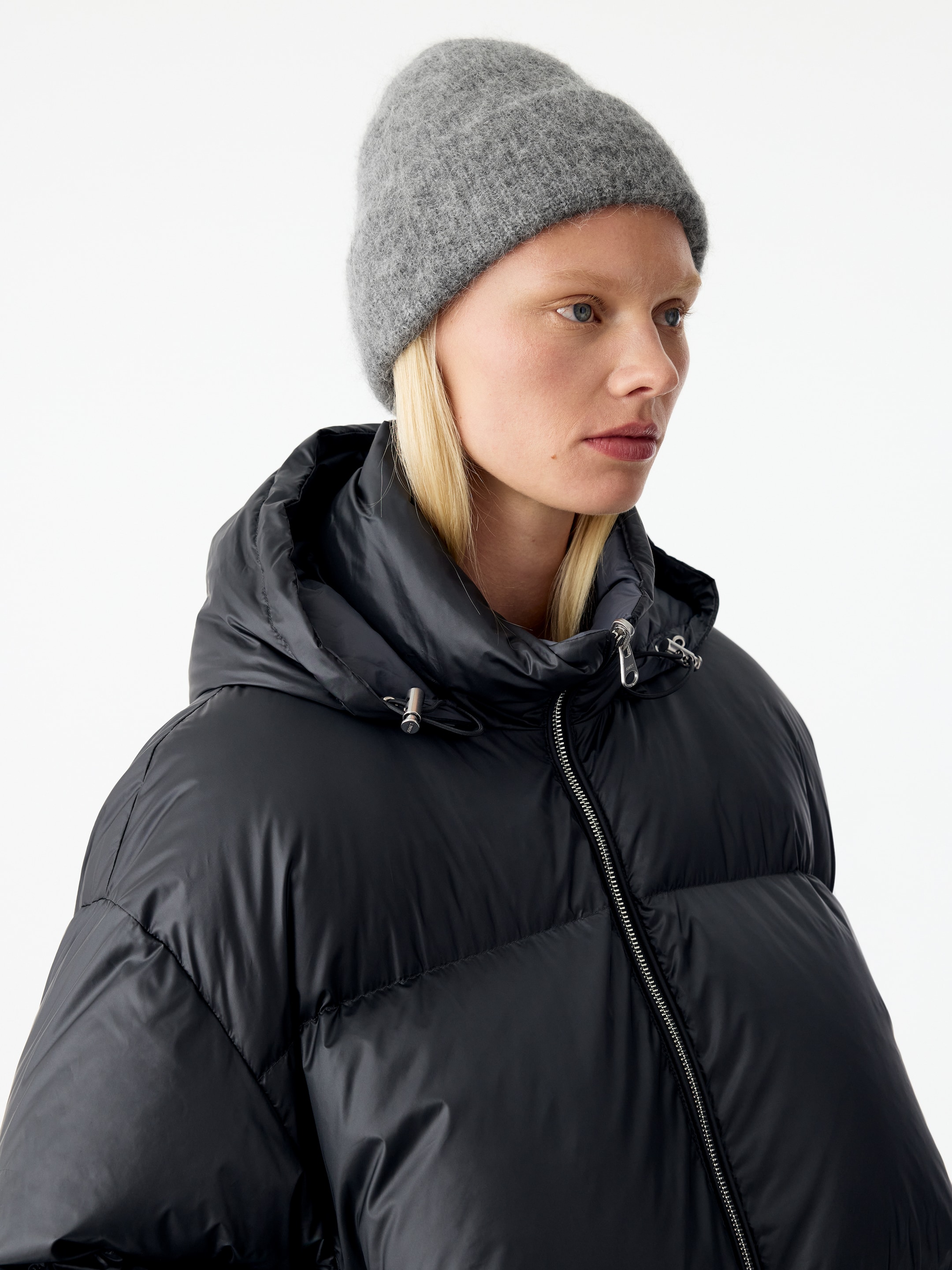 Berretto in misto alpaca-Grey-20559