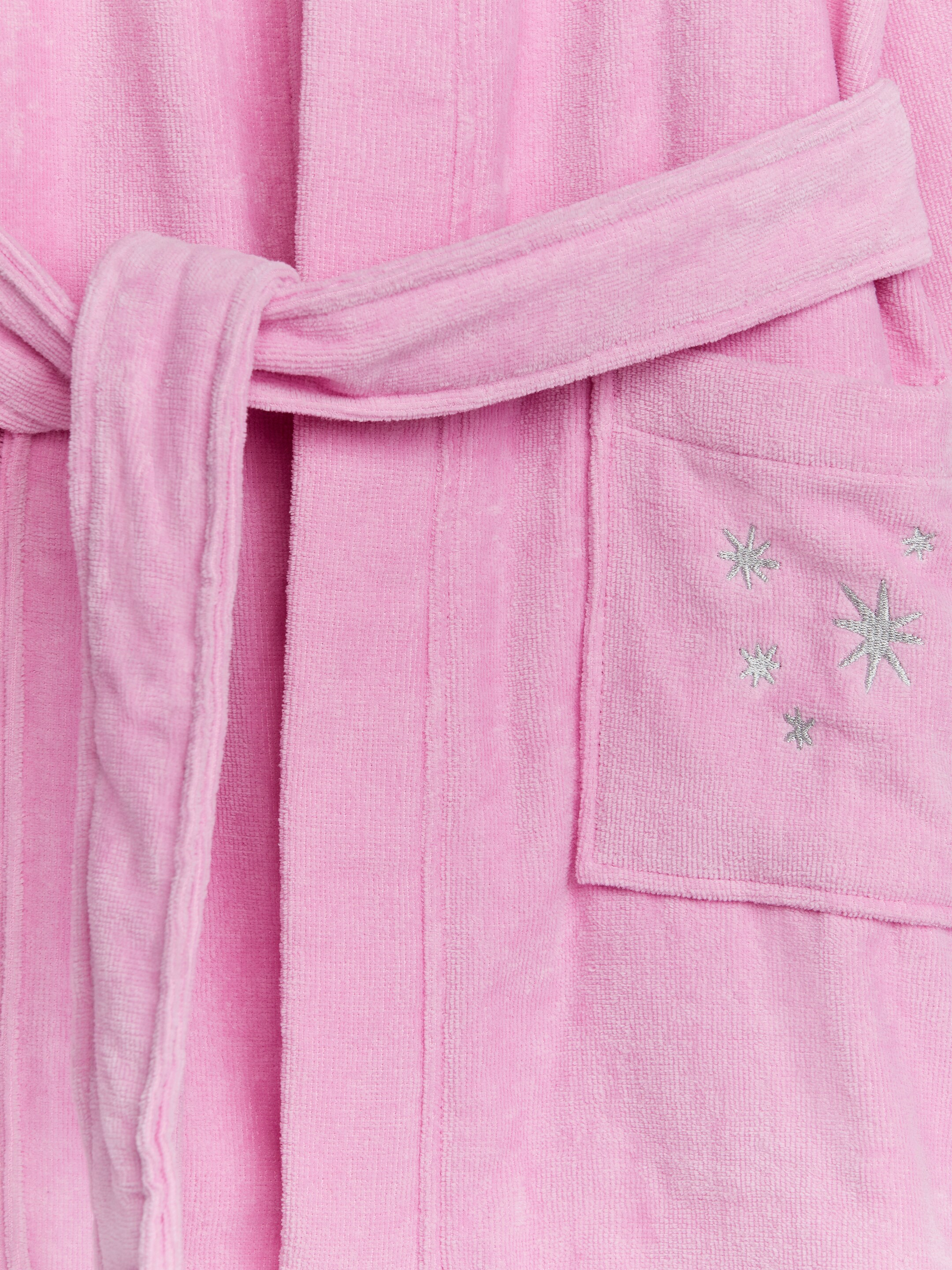 Bademantel aus Baumwollfrottee - Rosa/Sternenstickerei - Regular Fit - Kinder - StillMedia/DescriptiveDetail - 2