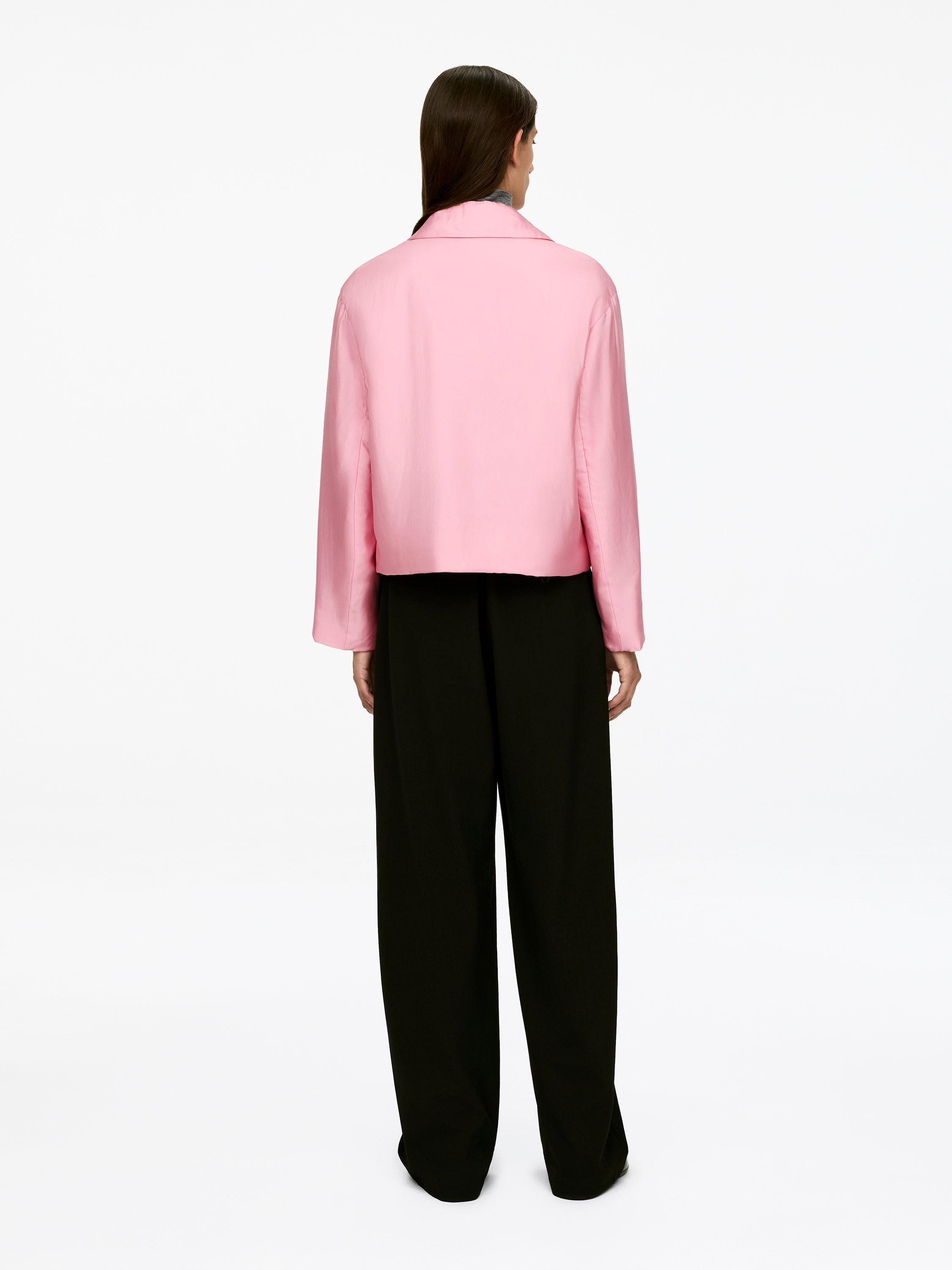 Padded Overshirt - Light Pink - Regular fit - Women - StillMedia/Lookbook - 4