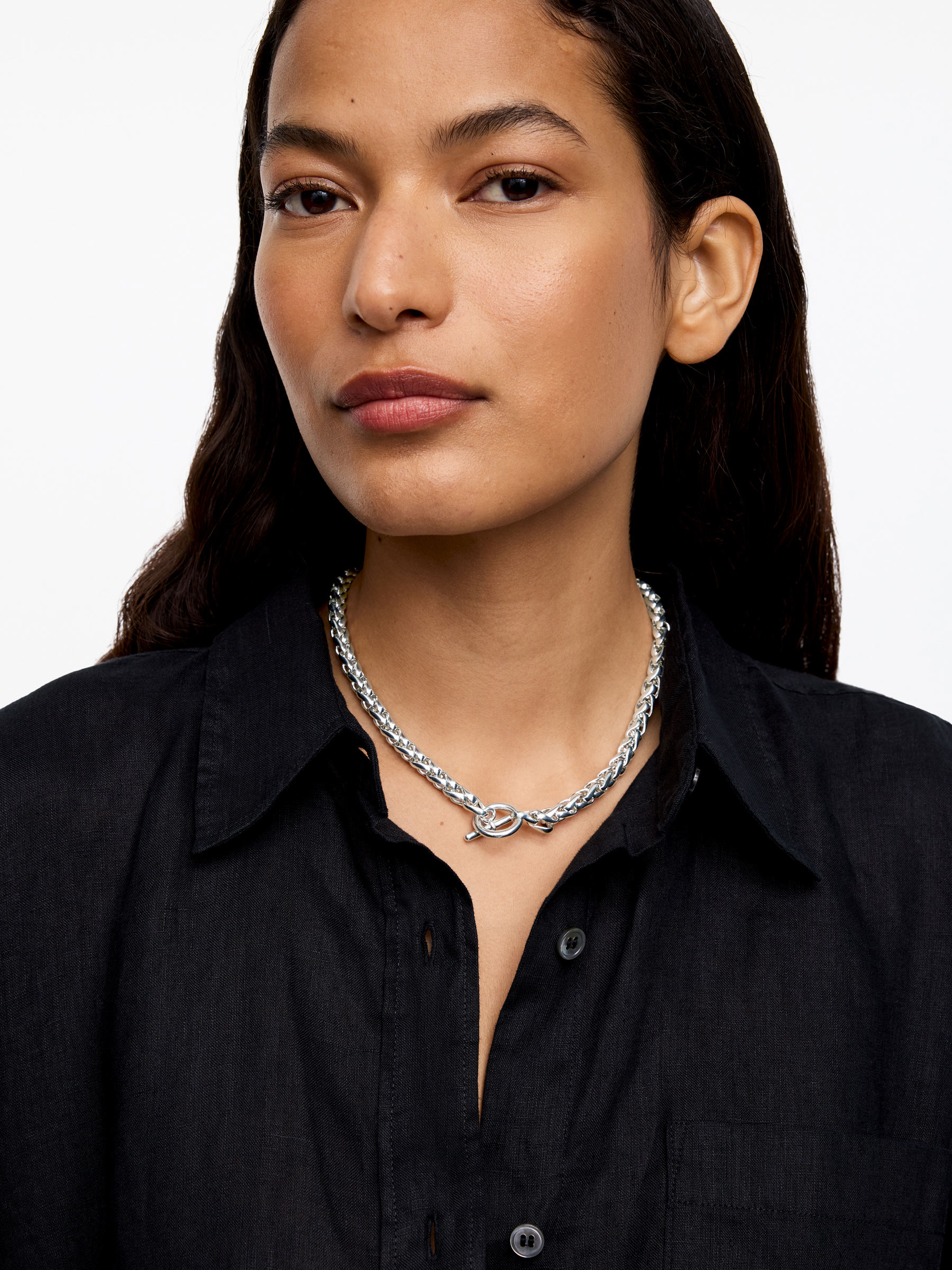 Versilberte Kordelkette - Silber - Damen - StillMedia/Lookbook - 4