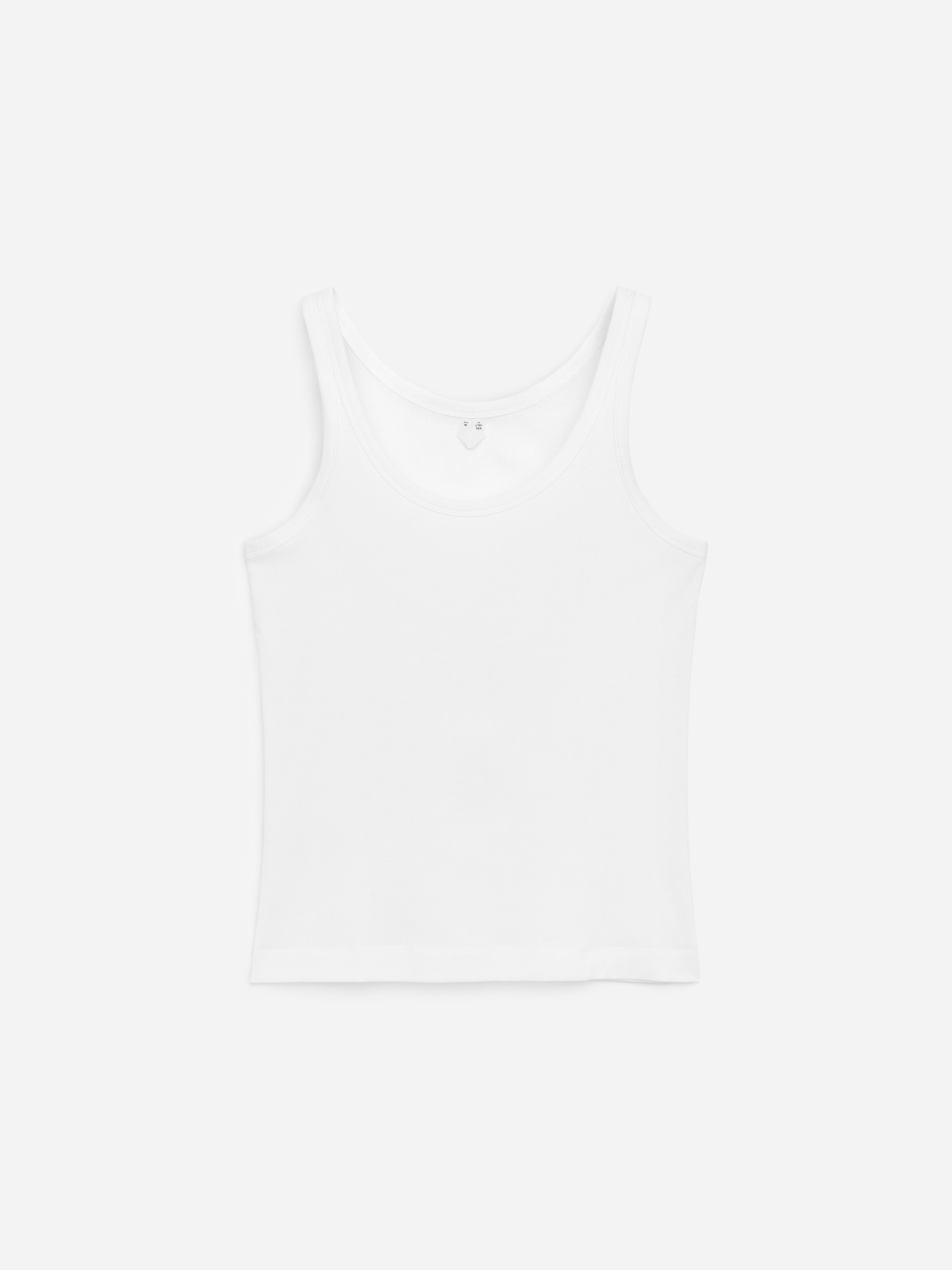 Tanktop mit U-Ausschnitt-#ffffff-18971
