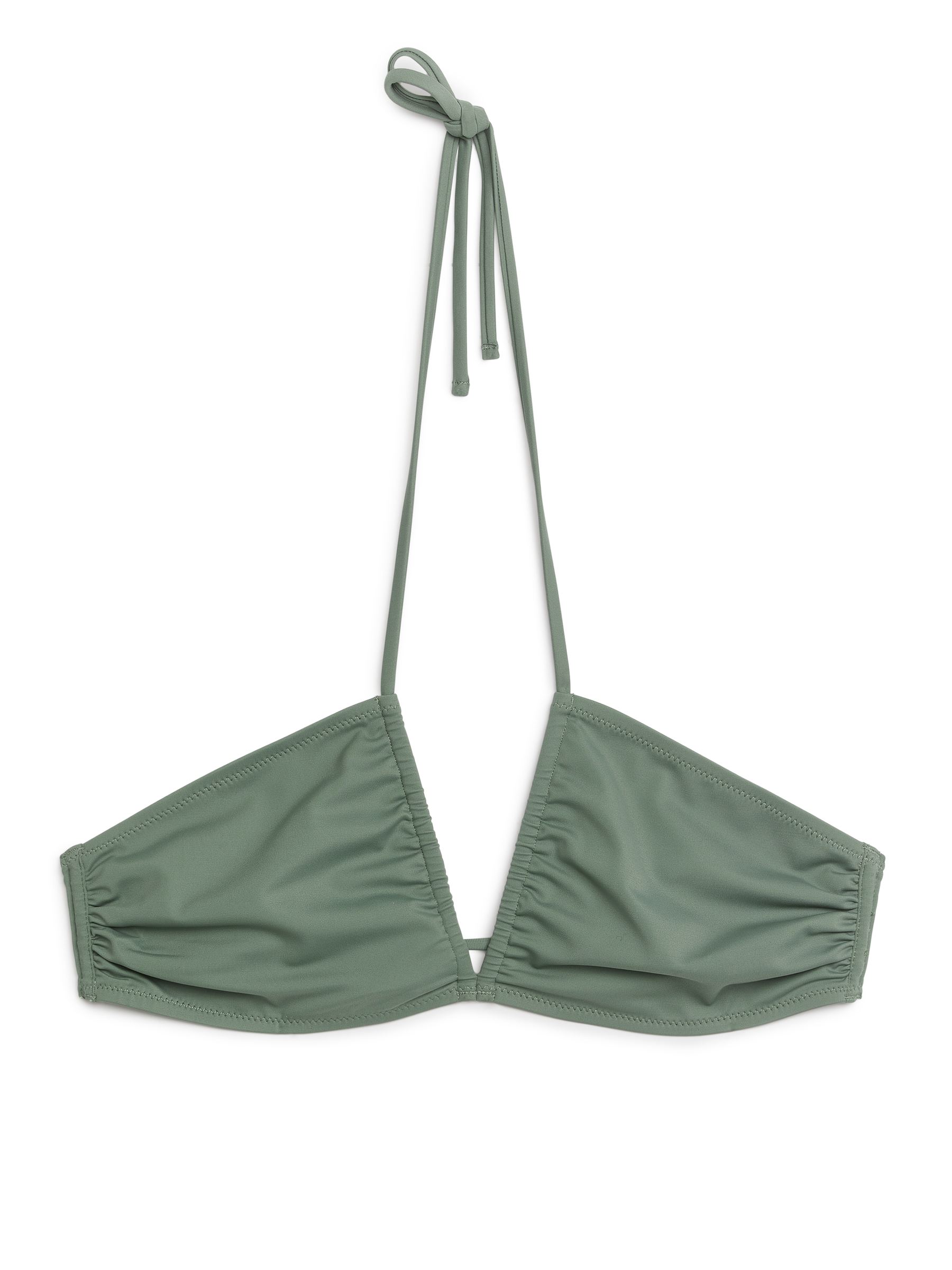 Bandeau Bikini Top - Khaki Green - Women - StillMedia/DescriptiveStillLife - 2