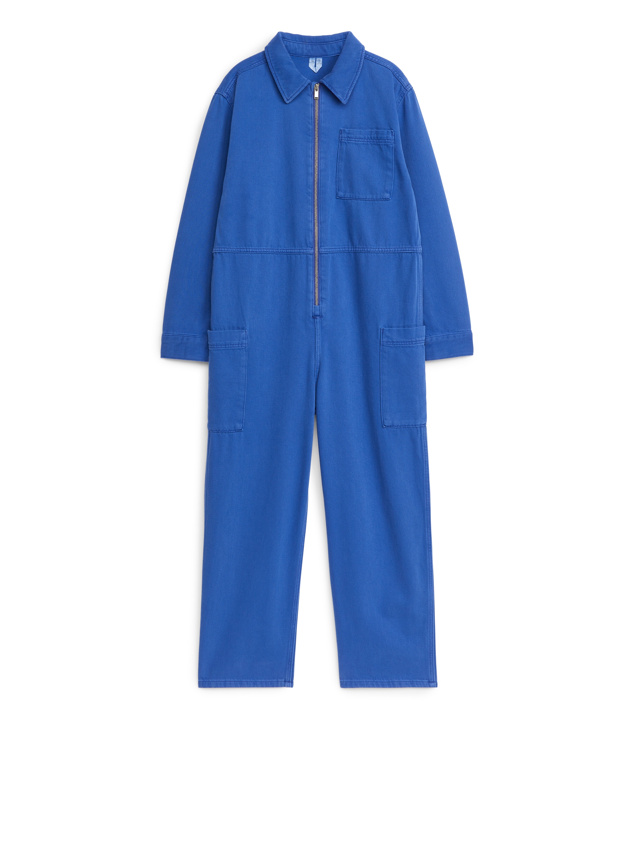 Oversized overall i bomull - Klarblå - Loose fit - Children - StillMedia/DescriptiveStillLife - 2