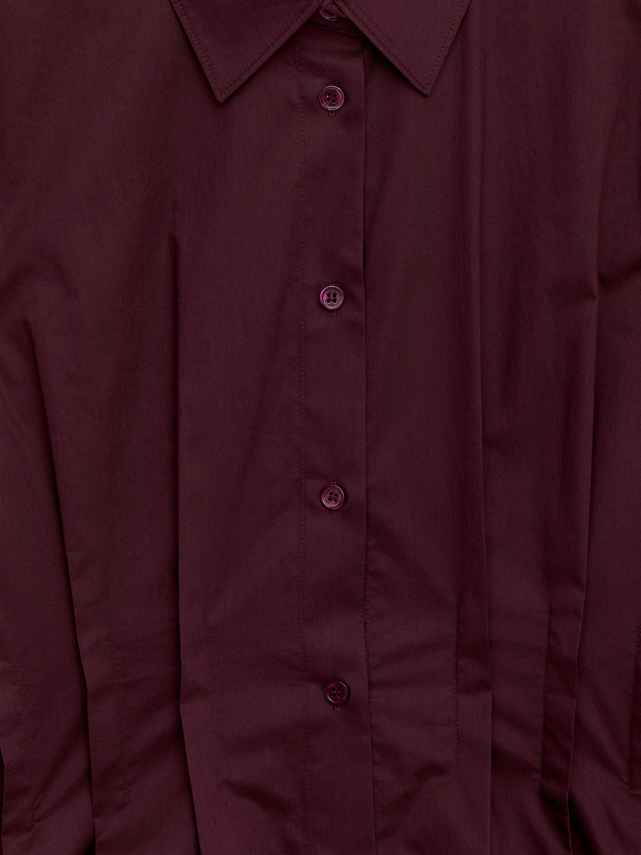 Chemisier plissé - Bordeaux - Regular fit - Femme - StillMedia/DescriptiveDetail - 1