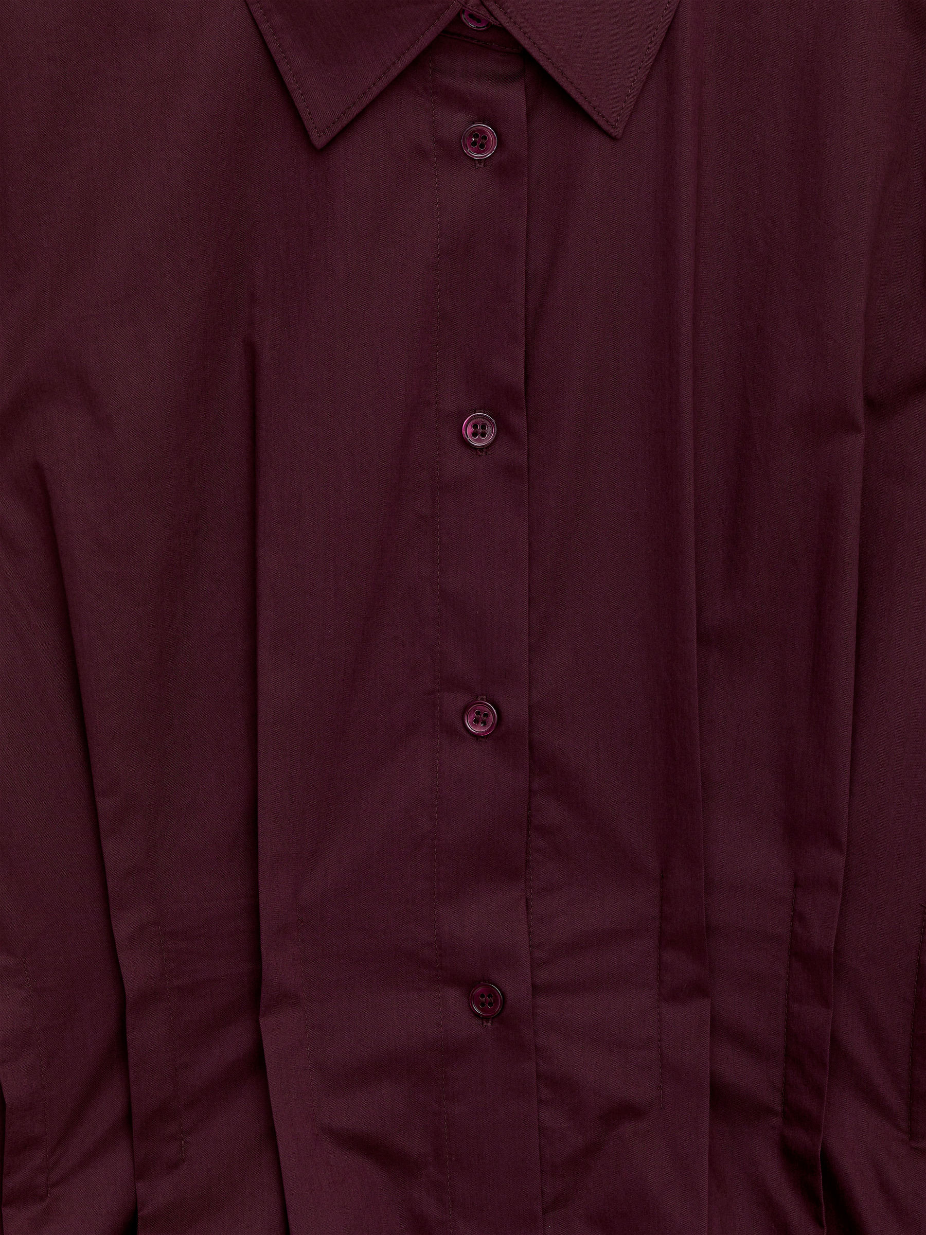 Pleated Blouse - Burgundy - Regular fit - Women - StillMedia/DescriptiveDetail - 1