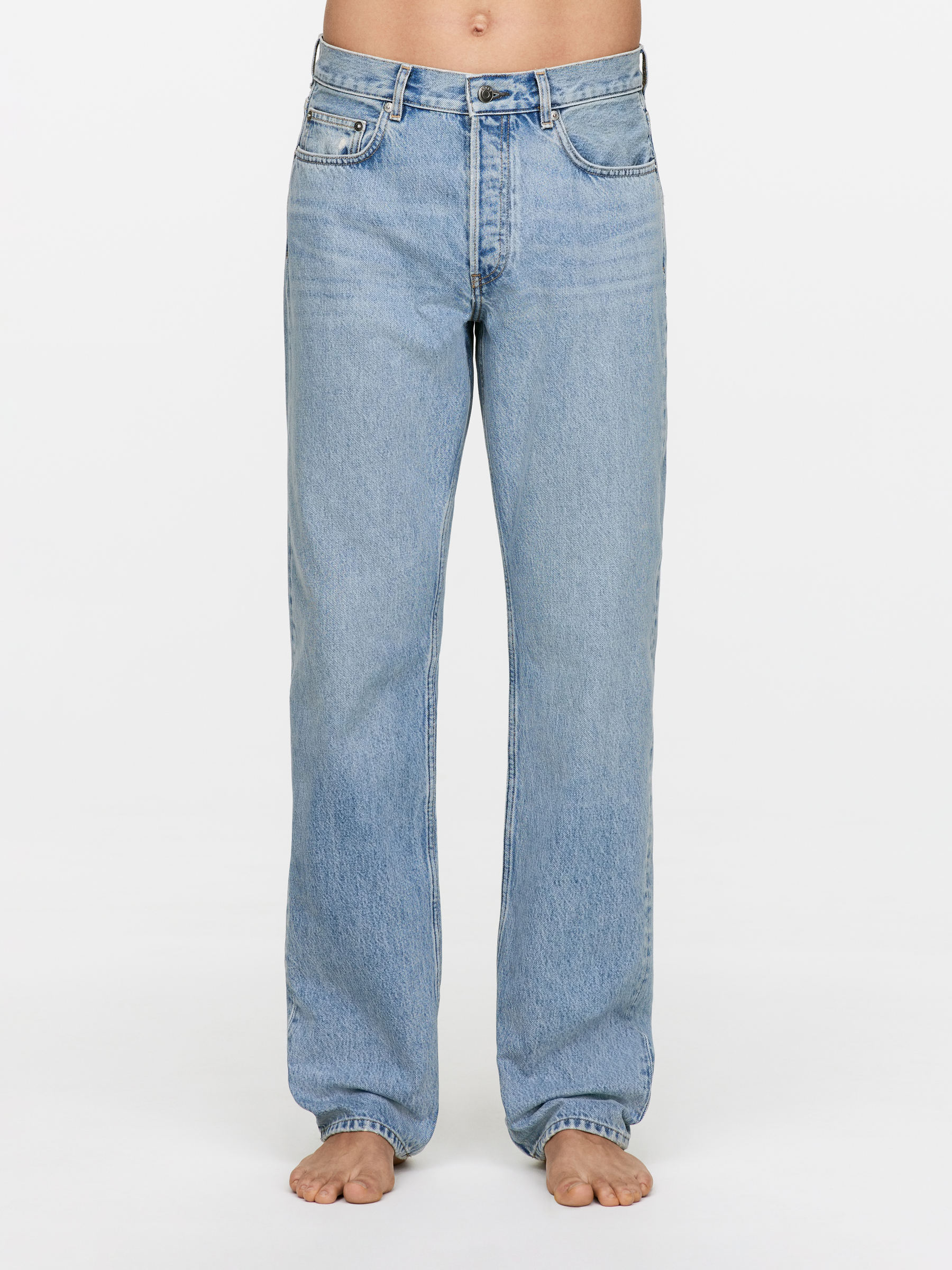 OCEAN Loose Straight Jeans - Blue - Loose fit - Men - StillMedia/Lookbook - 1