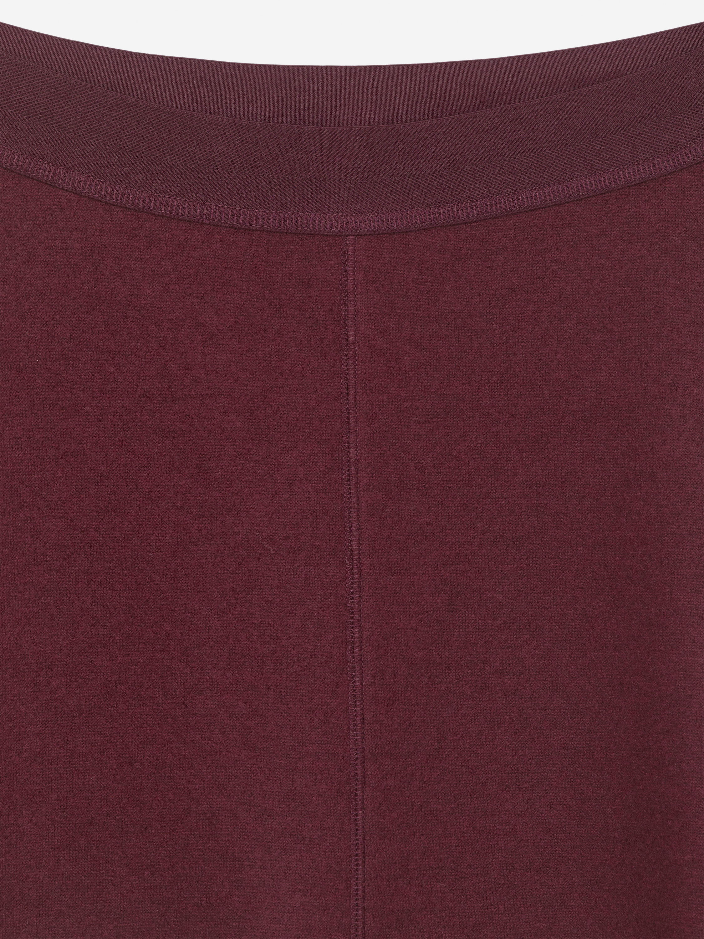 Doublé Wool-Blend Skirt - Dark Red - Regular fit - Women - StillMedia/DescriptiveDetail - 1