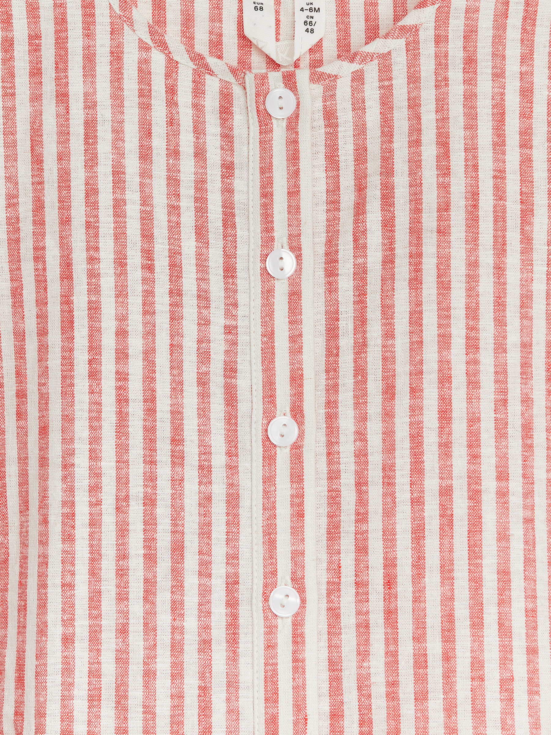 Strampler aus Leinen - Weiß/Rot - Regular Fit - Kinder - StillMedia/DescriptiveDetail - 3