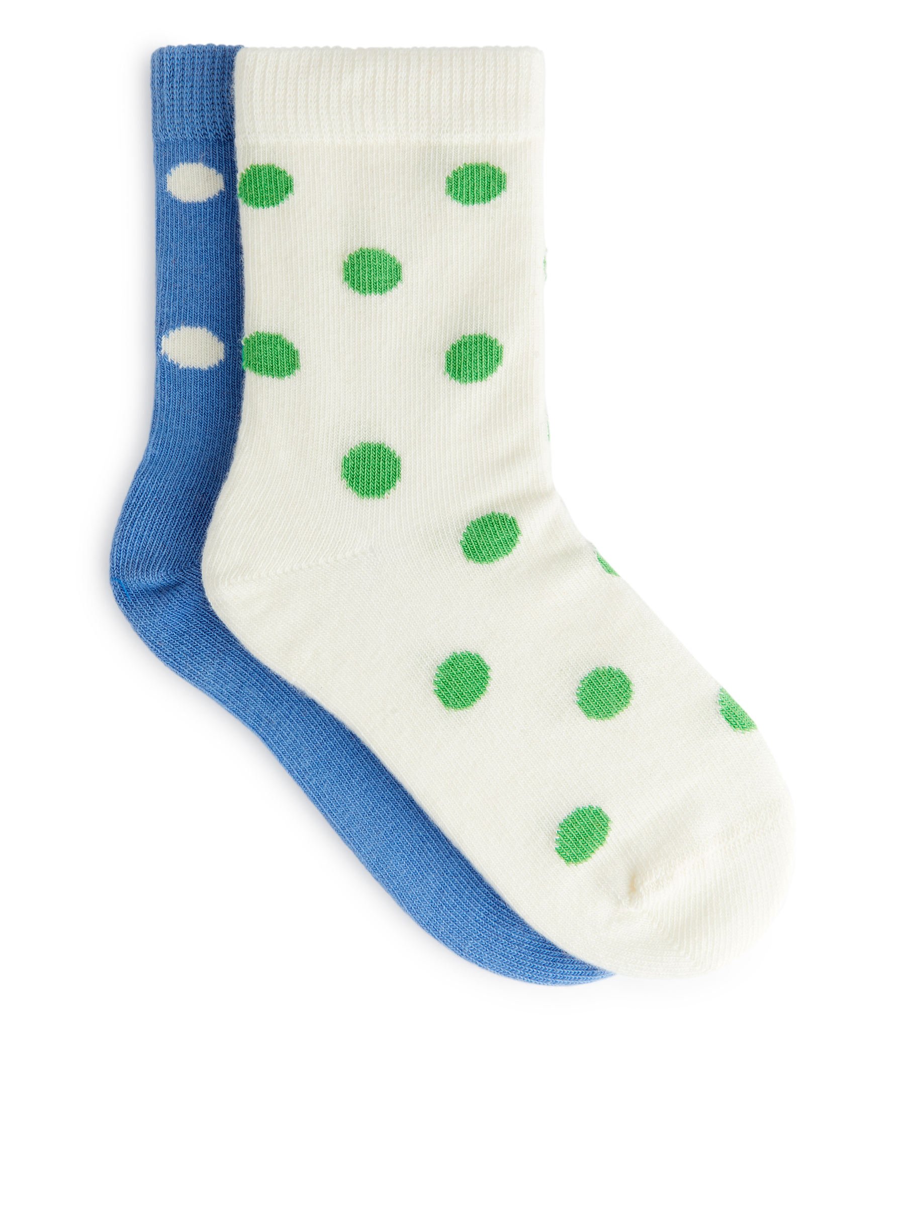 Jacquard-Socken, 2er-Pack - Blau - Kinder - StillMedia/DescriptiveStillLife - 2