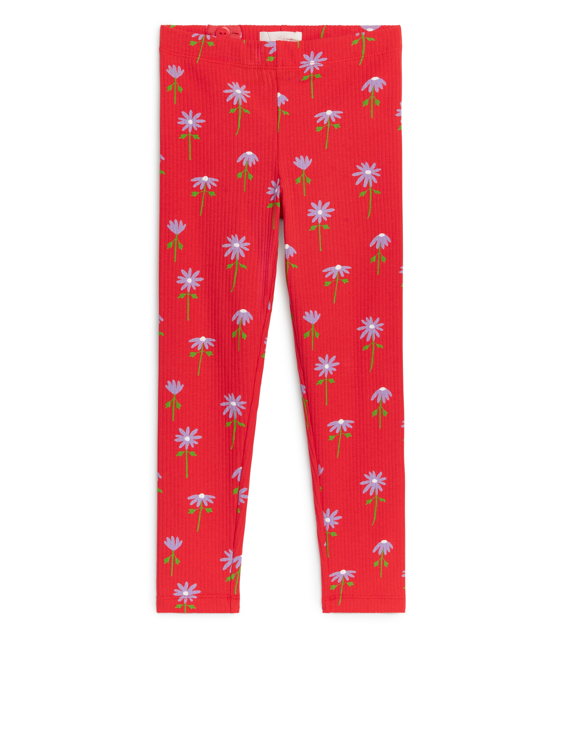Gerippte Leggings - Rot - Slim Fit - Kinder - StillMedia/DescriptiveStillLife - 1