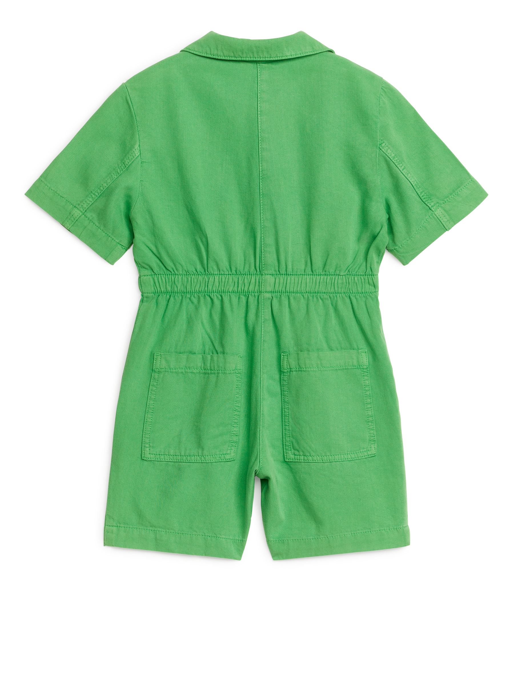 Jumpsuit aus Lyocell - Leuchtendes Grün - Oversize - Kinder - StillMedia/DescriptiveStillLife - 2