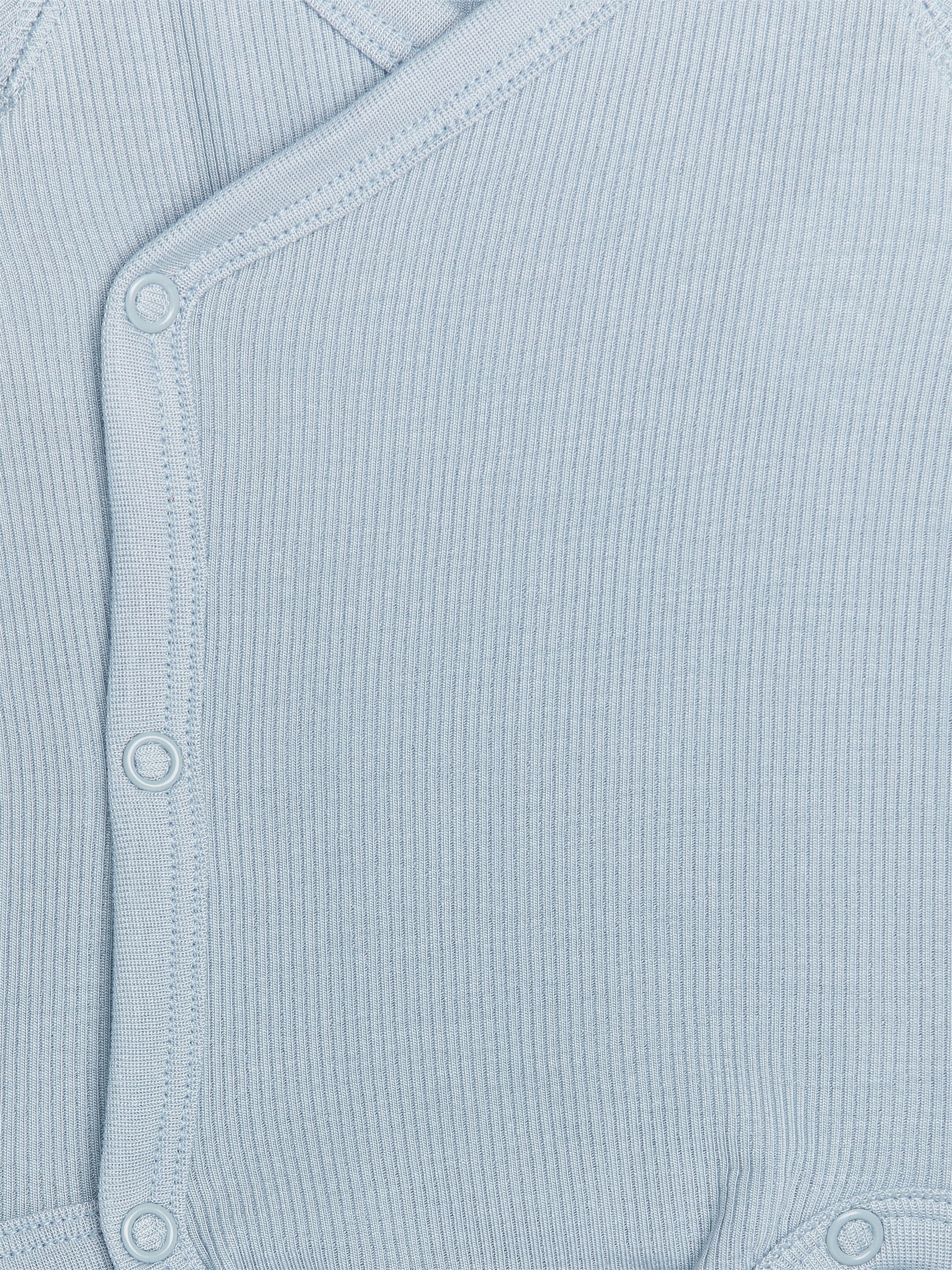 Agrandir l'image: Body côtelé lisse pour nouveau-né - Bleu ciel - ENFANT | H&M CH 3