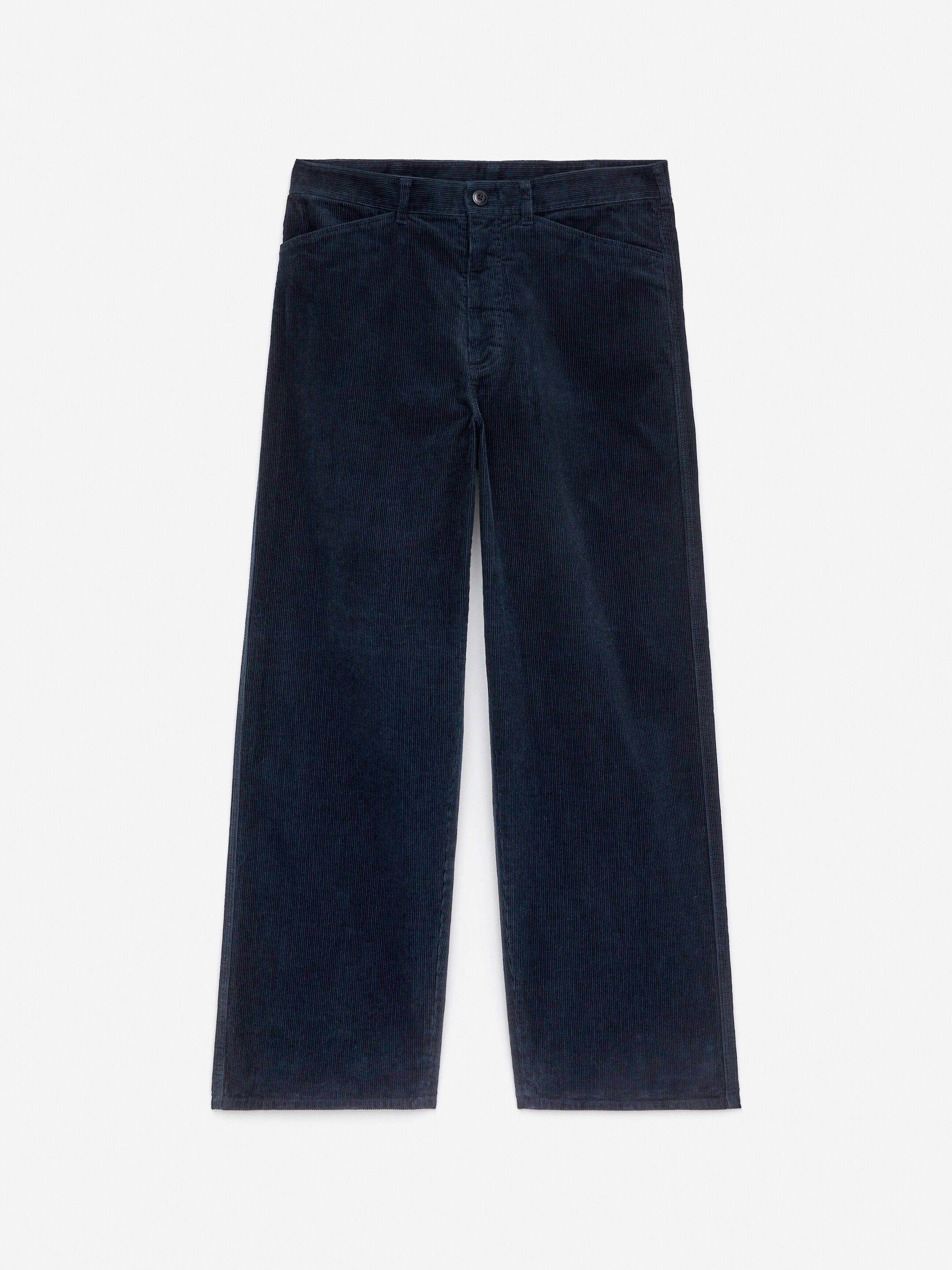 Agrandir l'image: Pantalon décontracté en velours côtelé - Bleu foncé - HOMME | H&M CH 5