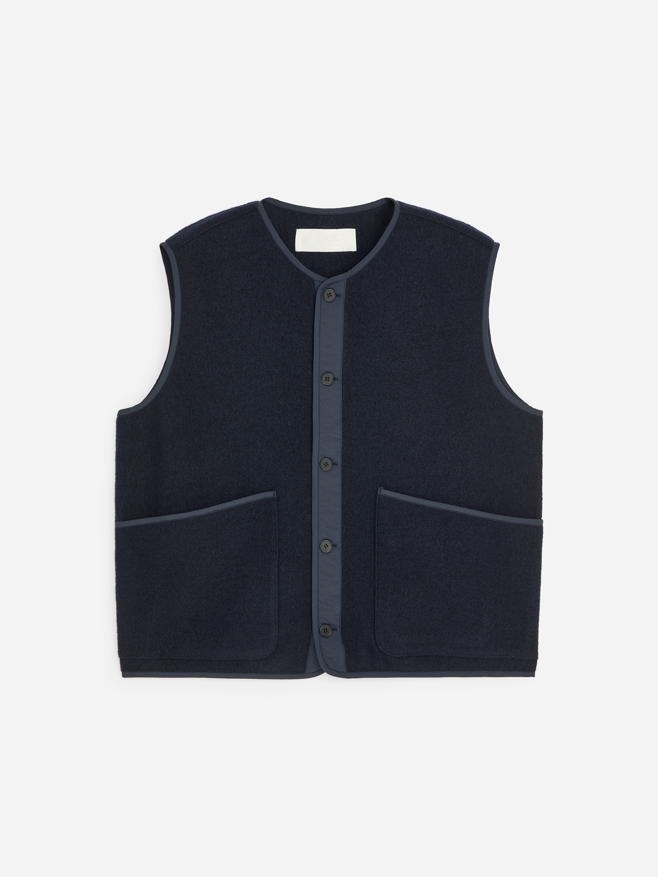Gilet en laine 2-en 1 - Bleu foncé - Regular fit - men - StillMedia/DescriptiveStillLife - 8