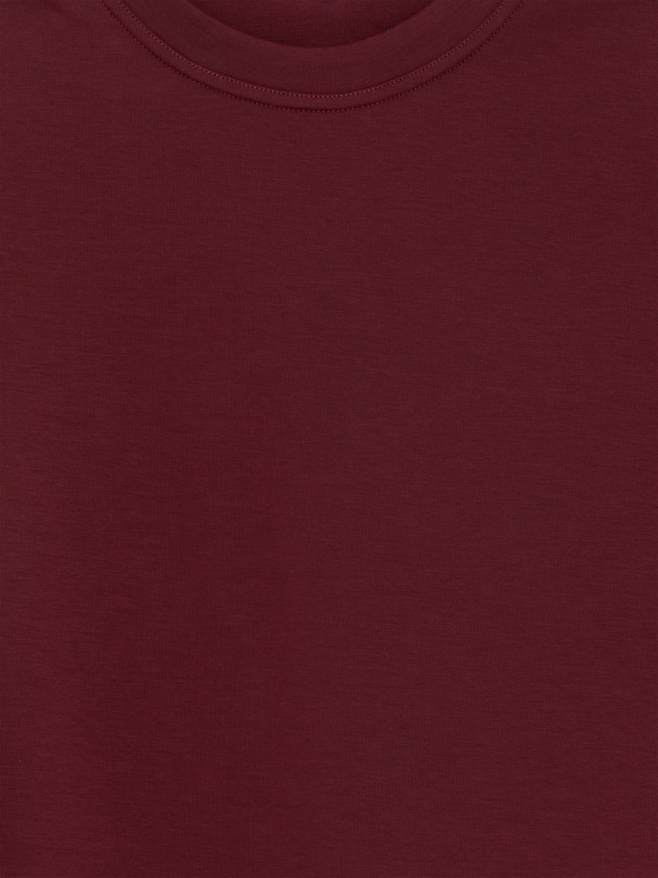Ver imagem maior: T-shirt Interlock OPAL - Bordeaux - SENHORA | H&M PT 2