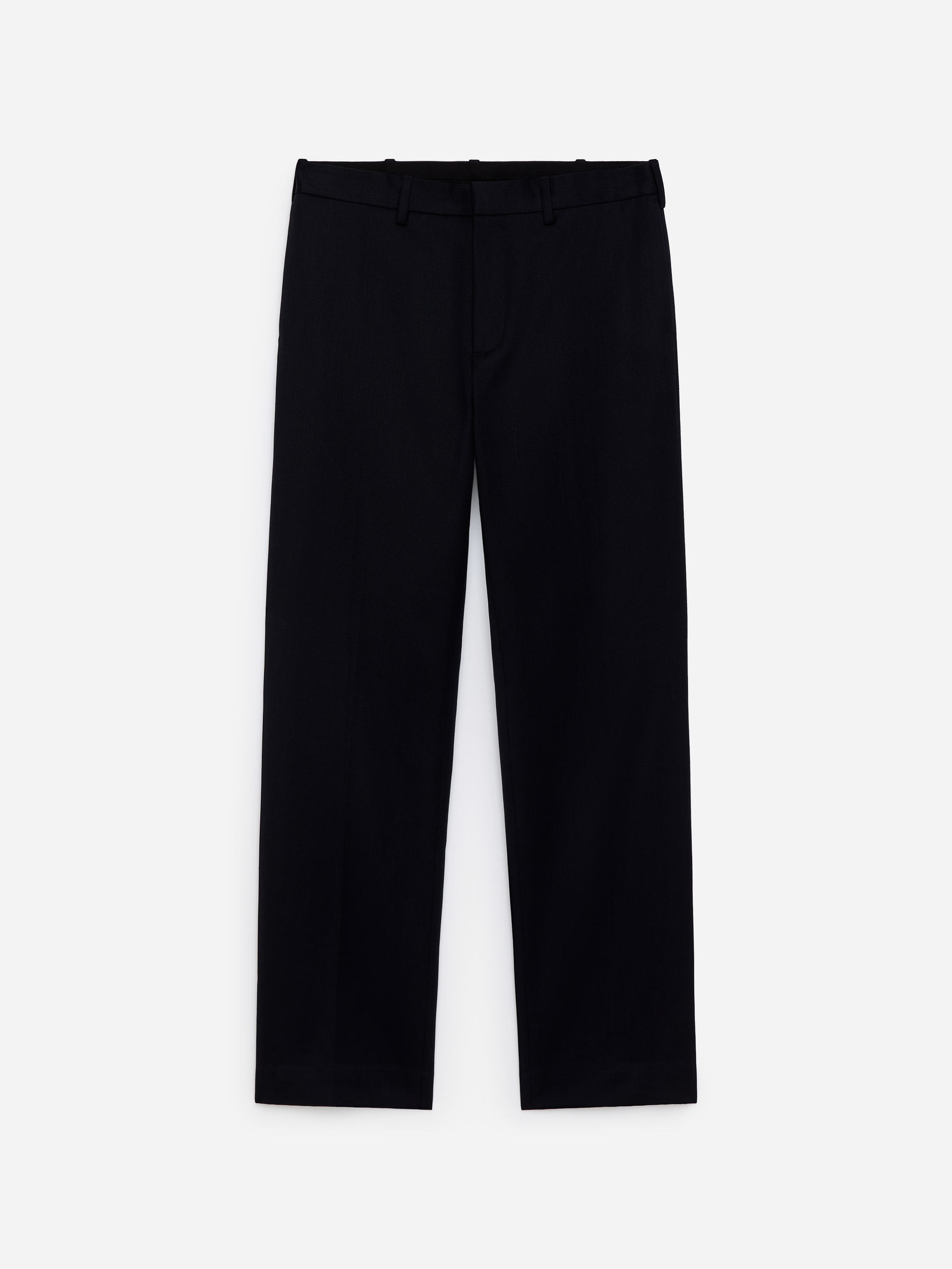 Wool-Cotton Trousers-Blue-17433