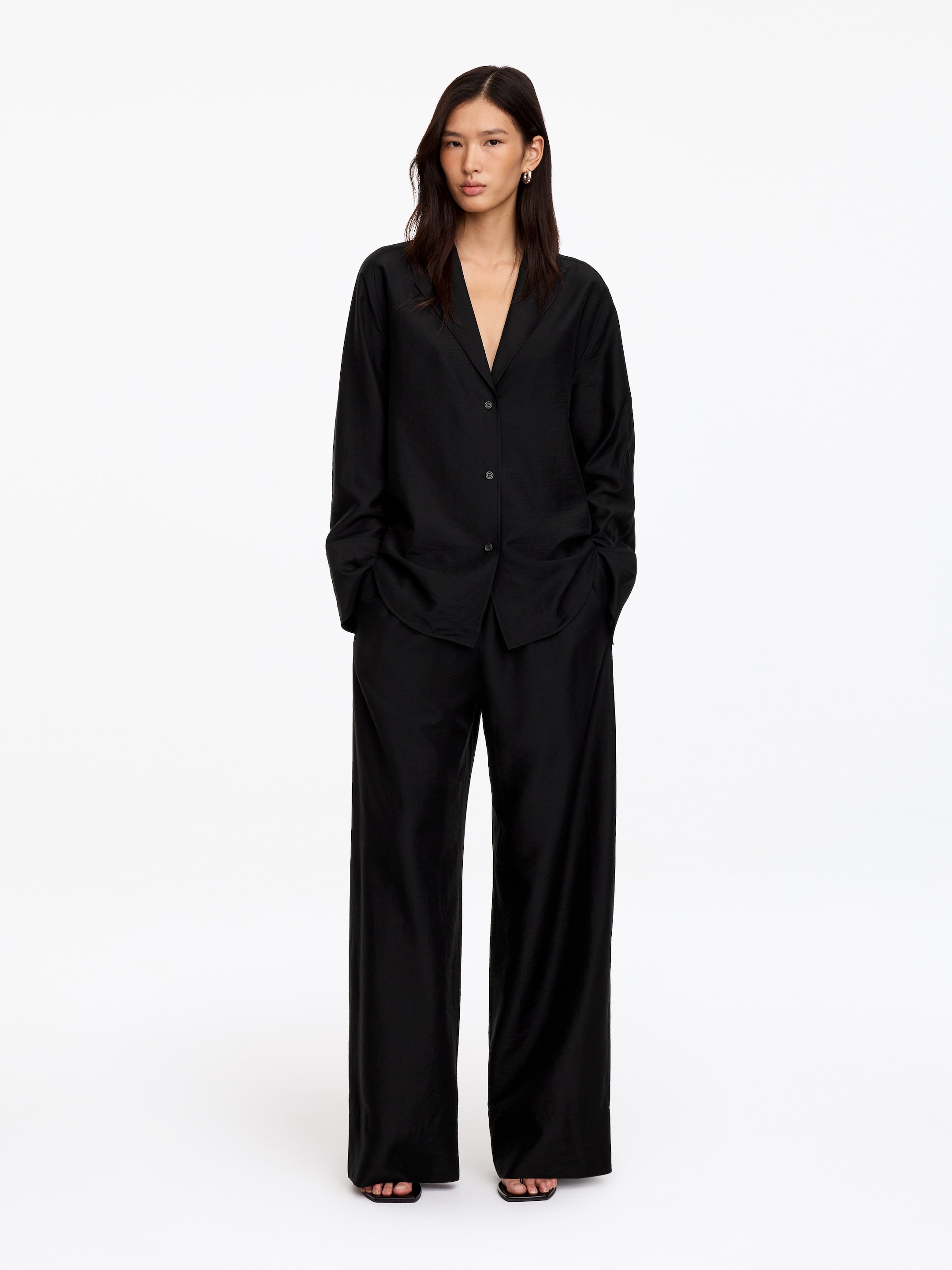 Relaxed Trousers - Black - Relaxed fit - women - StillMedia/Lookbook - 9