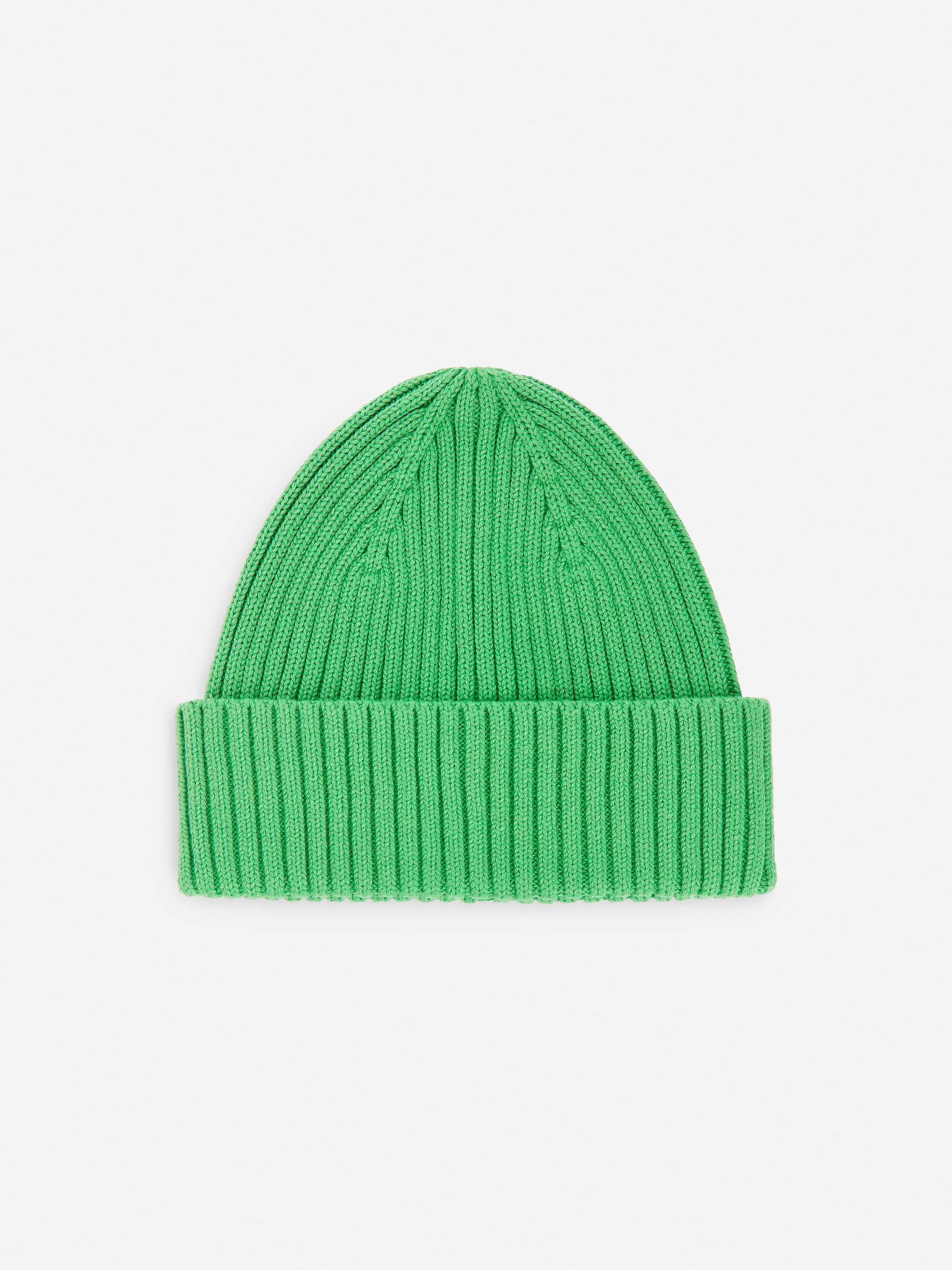Agrandir l'image: Bonnet en tricot côtelé - Vert vif - ENFANT | H&M CH 1