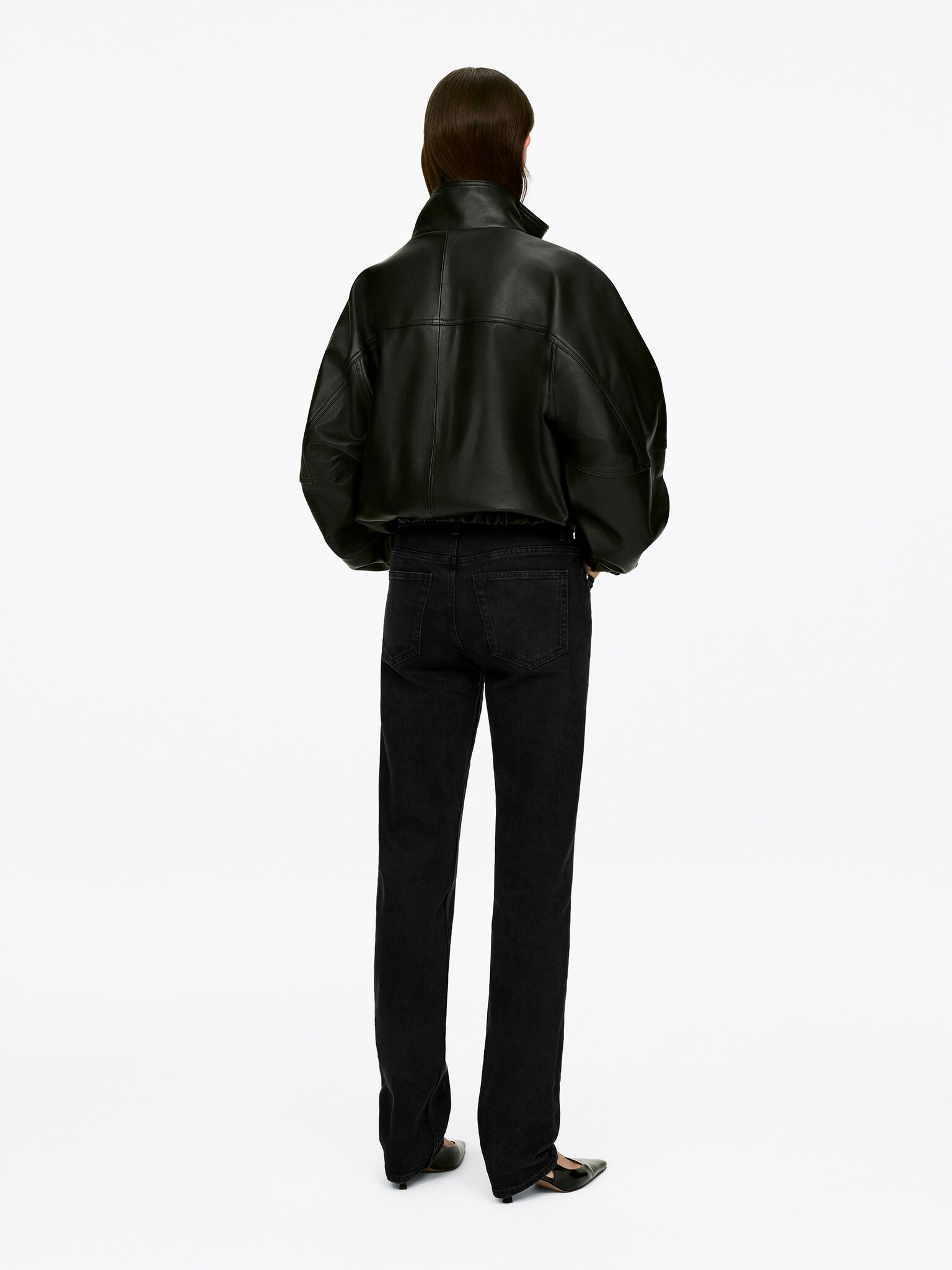 Jade Long Slim Jeans - Noir/Bleu - 4
