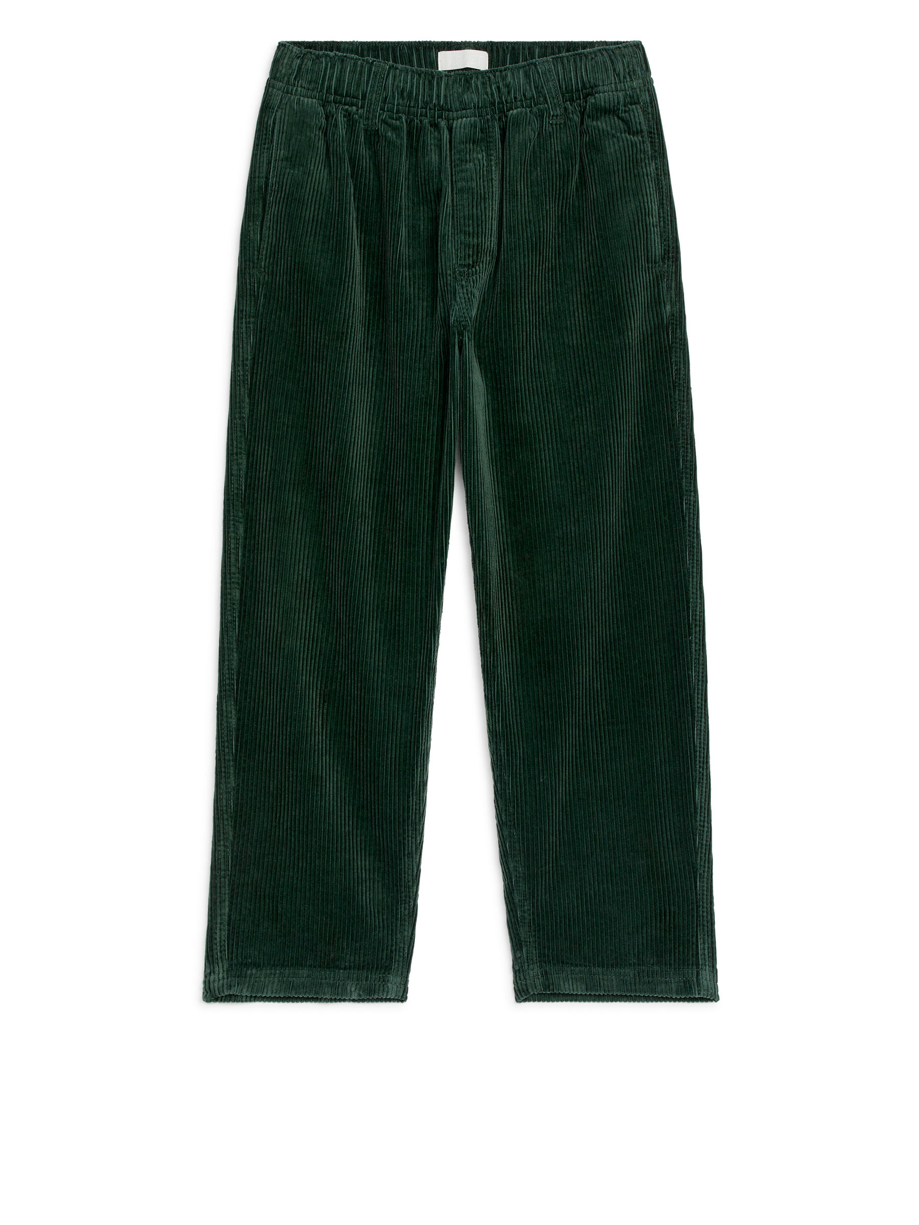Corduroy Trousers-Green-11538