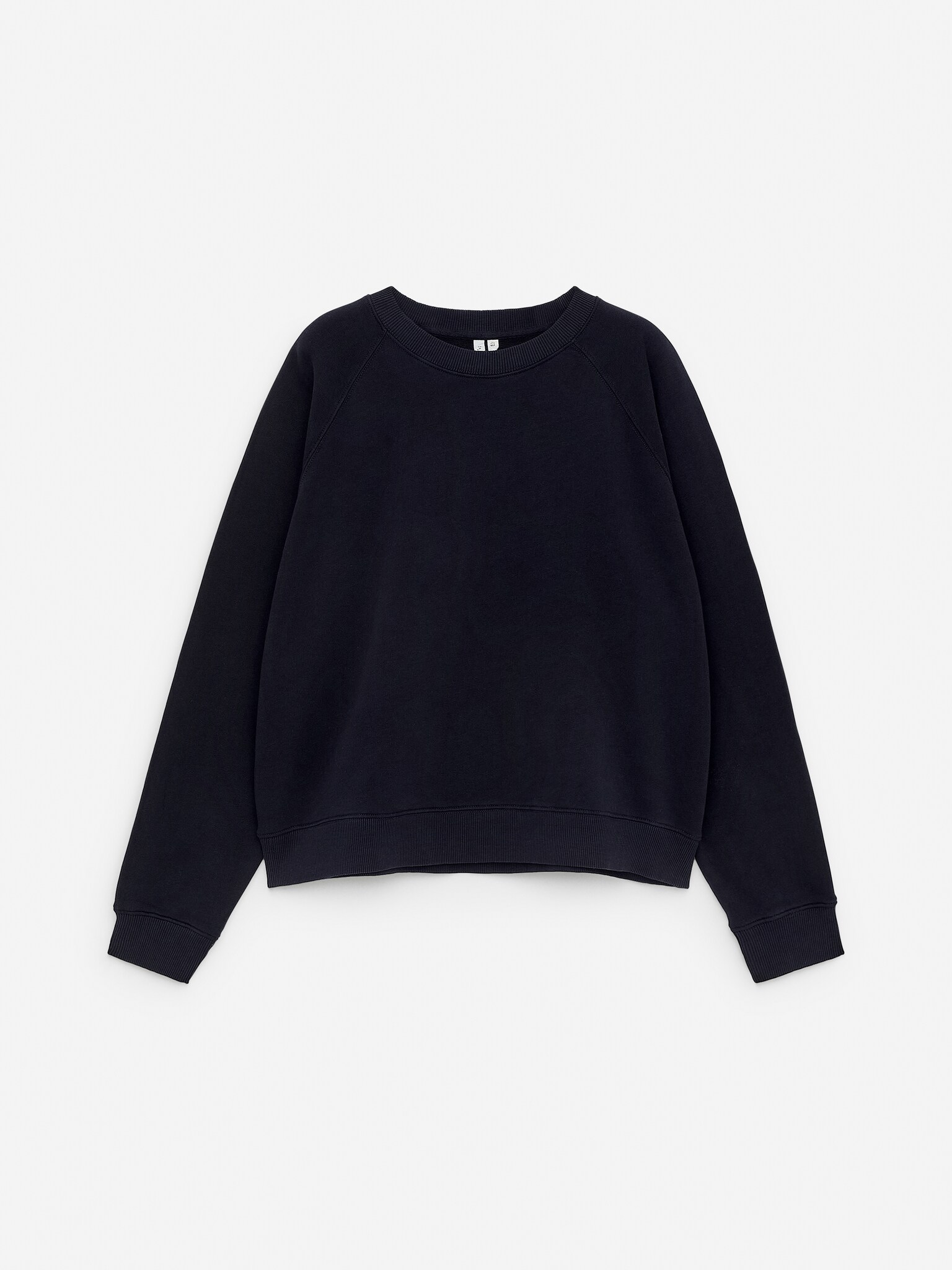 Terry sweatshirt - Donkerblauw/Grijs gemêleerd/Zwart/Donkerbruin/Roze/Paars/Blauw