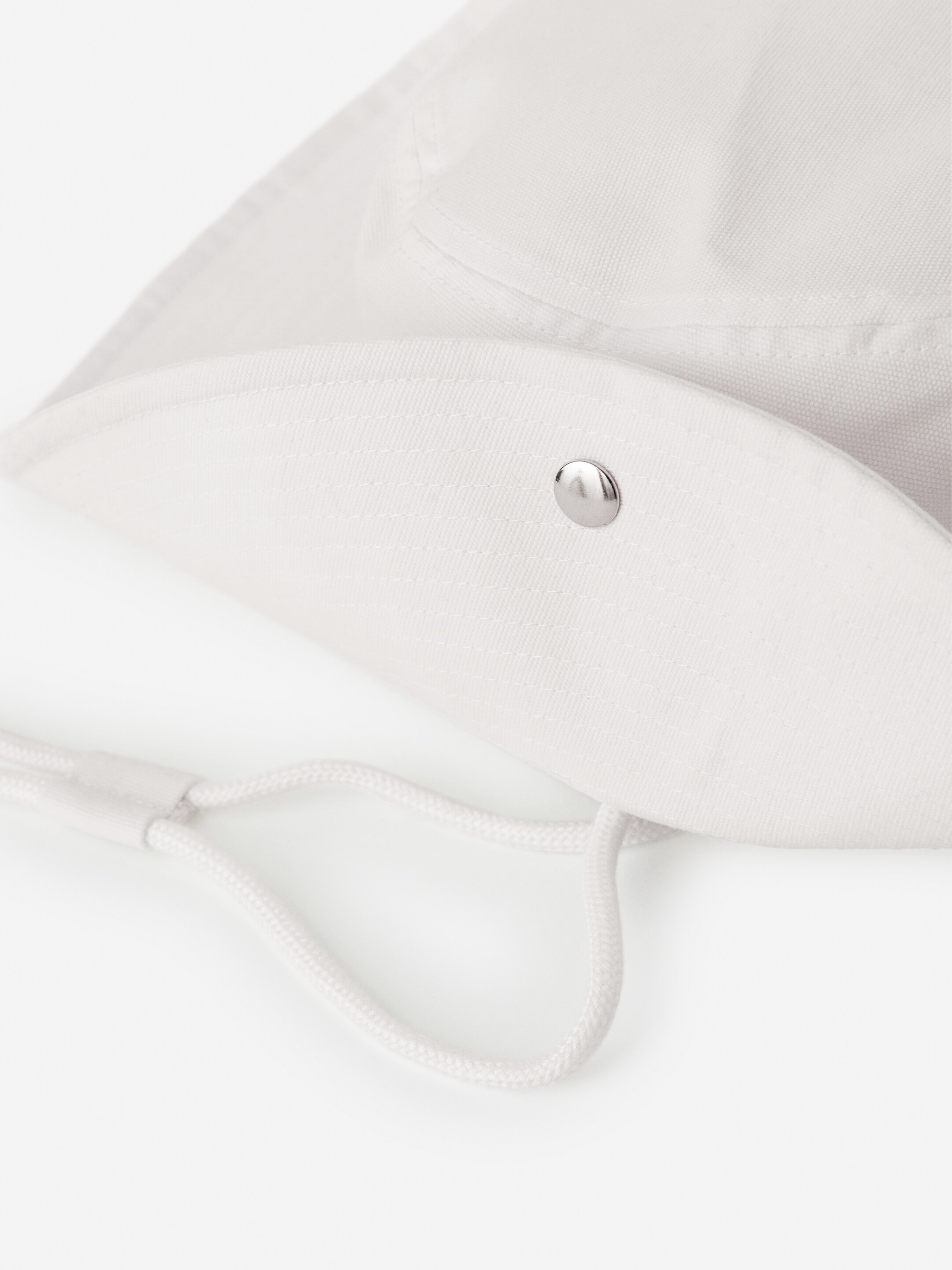 Zobraziť väčší obrázok: Klobúk so širokým okrajom z bavlny - White - ŽENY | H&M SK 3