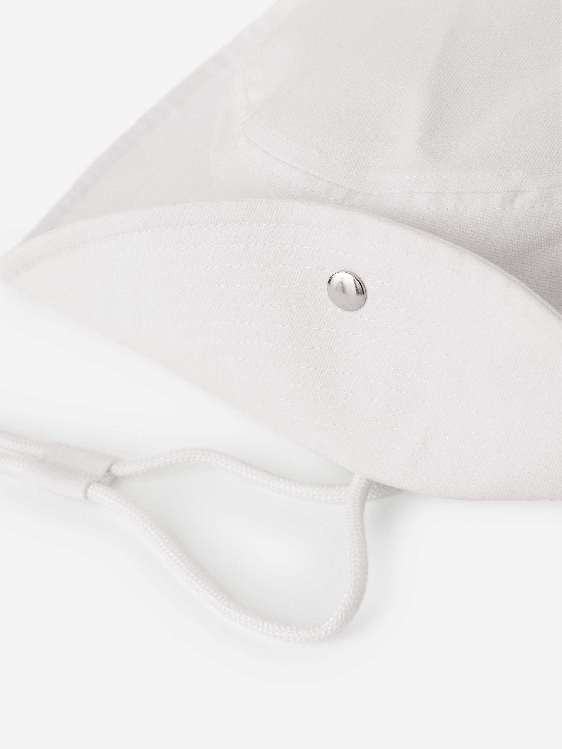 Wide-Brim Cotton Hat - White - Women - StillMedia/DescriptiveDetail - 2