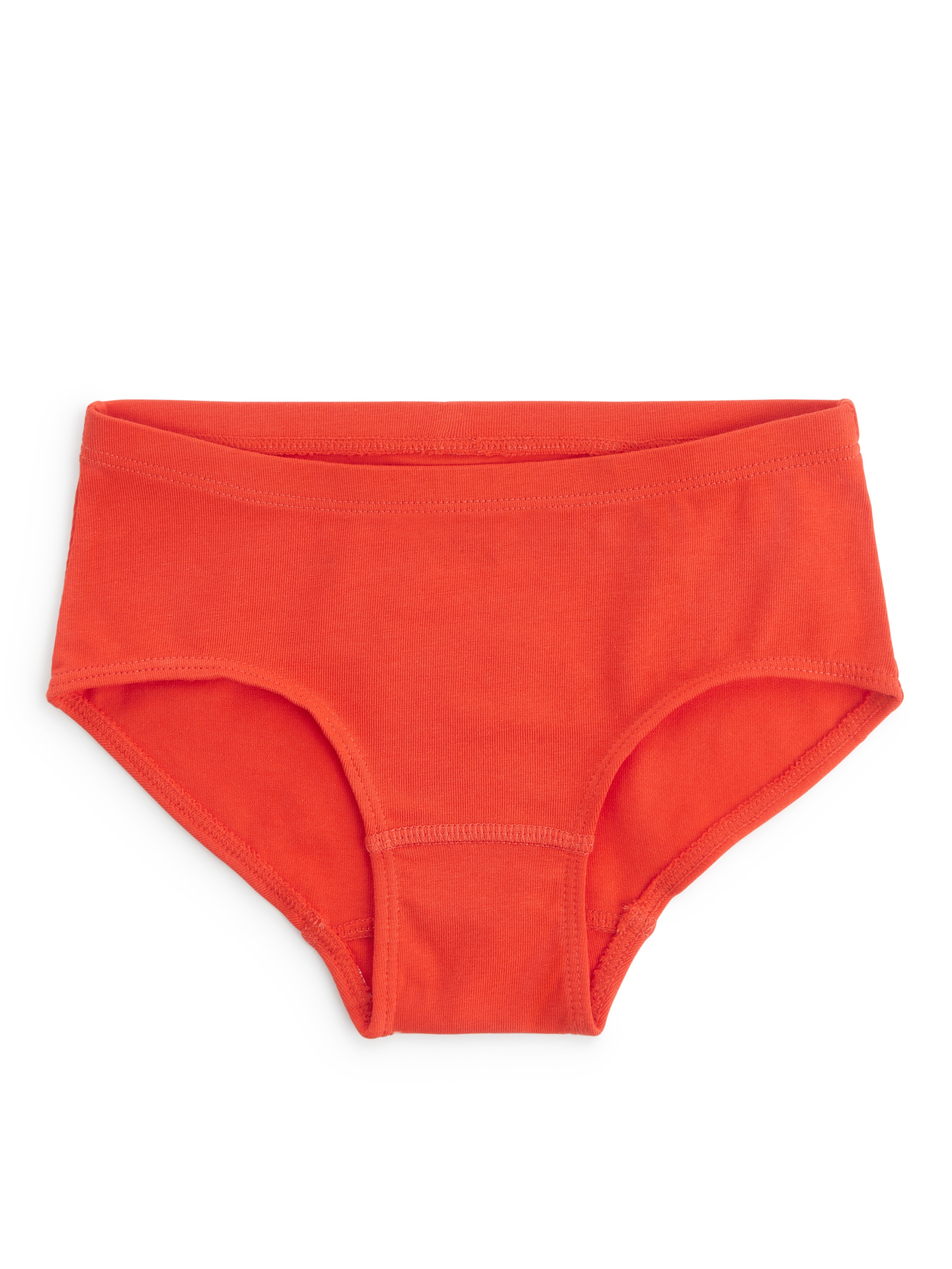 Trosor i bomullstrikå, 3-pack - Off-white/lila/orange - Regular fit - Children - StillMedia/DescriptiveStillLife - 3