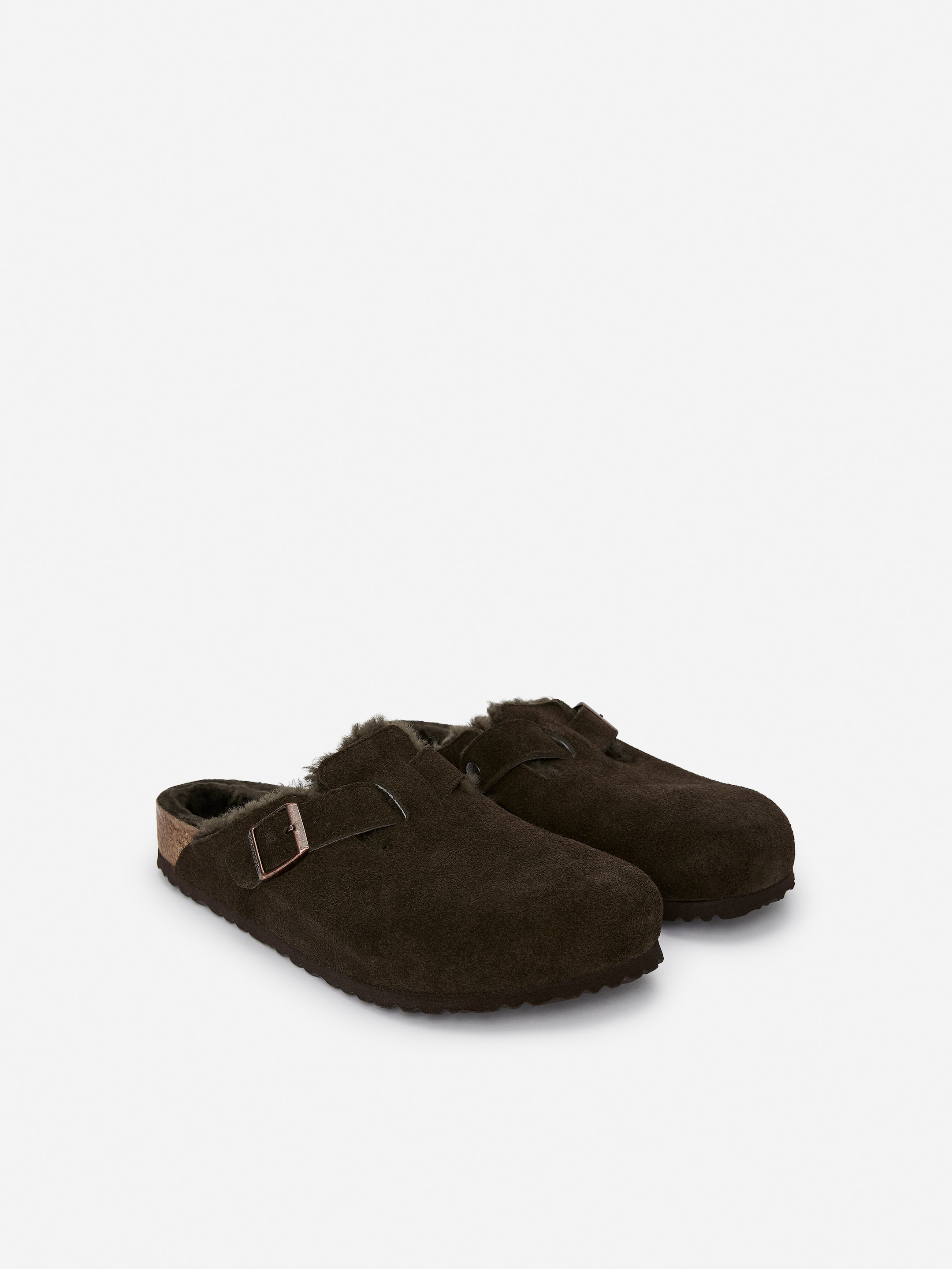Sandalias de borreguito Boston de Birkenstock - Gris - Men - StillMedia/DescriptiveStillLife - 2