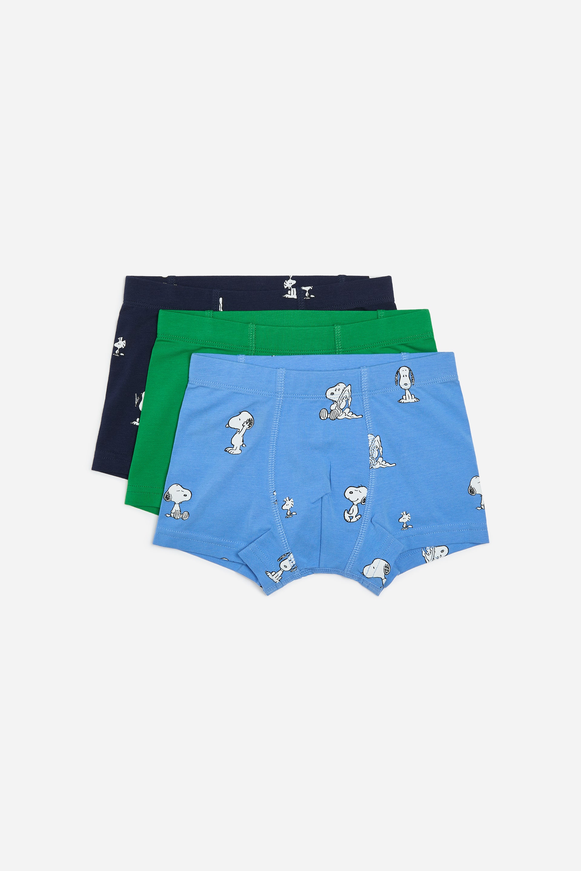 Grotere afbeelding bekijken: Peanuts boxershort van jersey - Blauw/groen - KINDEREN | H&M NL 1