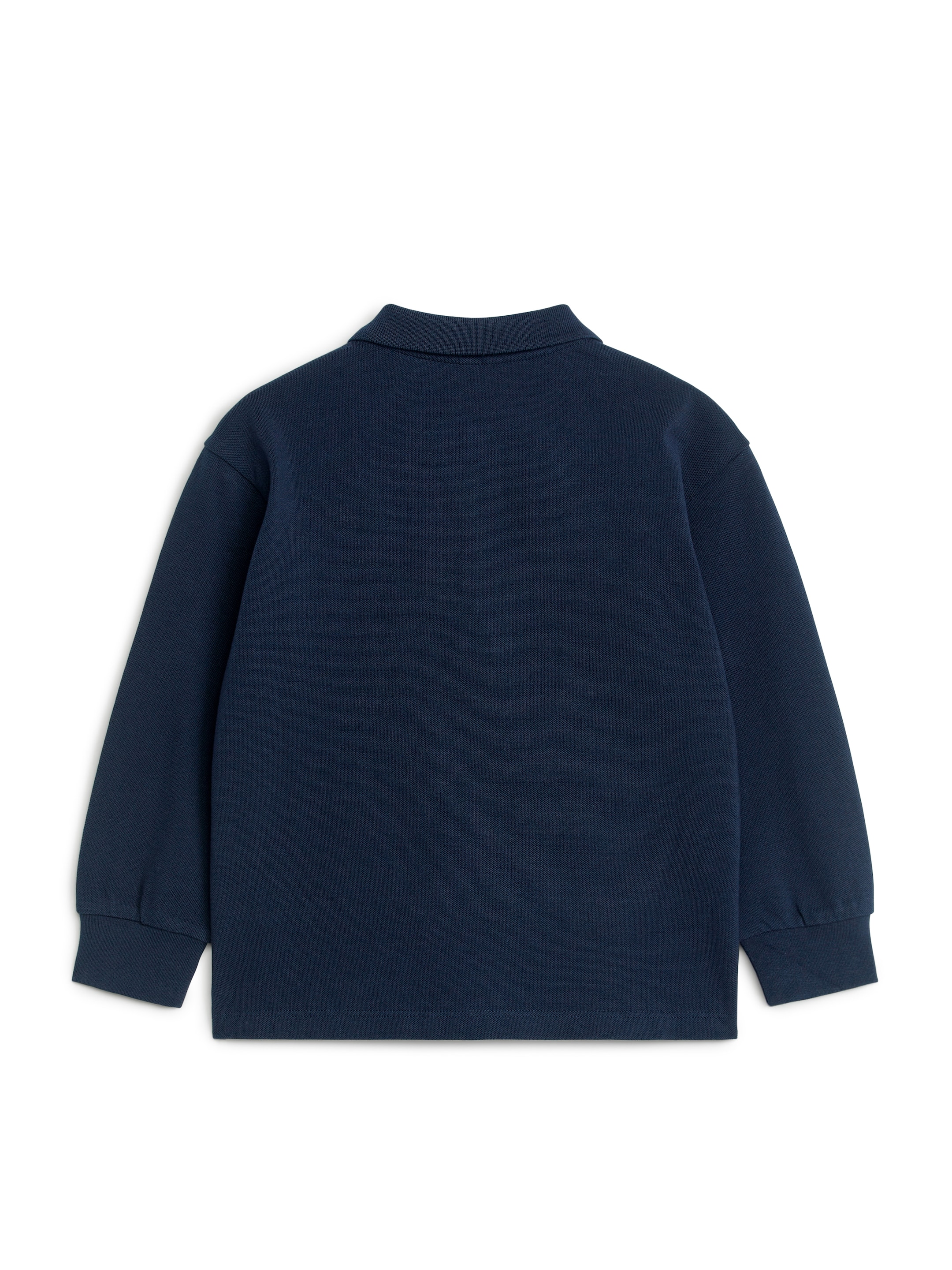 Cotton Polo Shirt - Dark Blue - Regular fit - Children - StillMedia/DescriptiveStillLife - 3