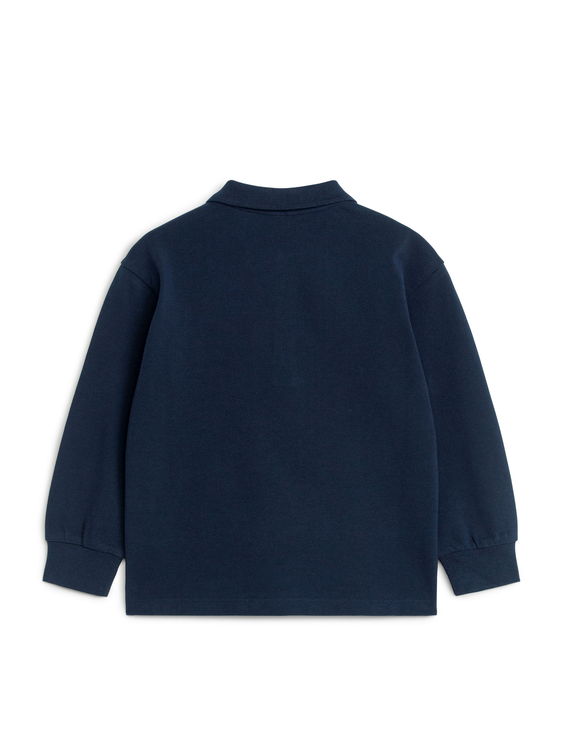 Cotton Polo Shirt - Dark Blue - Regular fit - Children - StillMedia/DescriptiveStillLife - 3