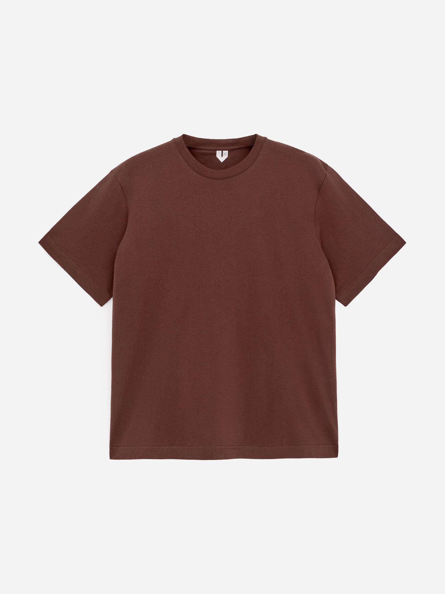 220 GSM Relaxed T-Shirt - Brun/Khakigrön/Svart/Ljusgråmelerad/Mörkblå/Vit/Crèmevit/Mörkbrun/Khakigrön - 2