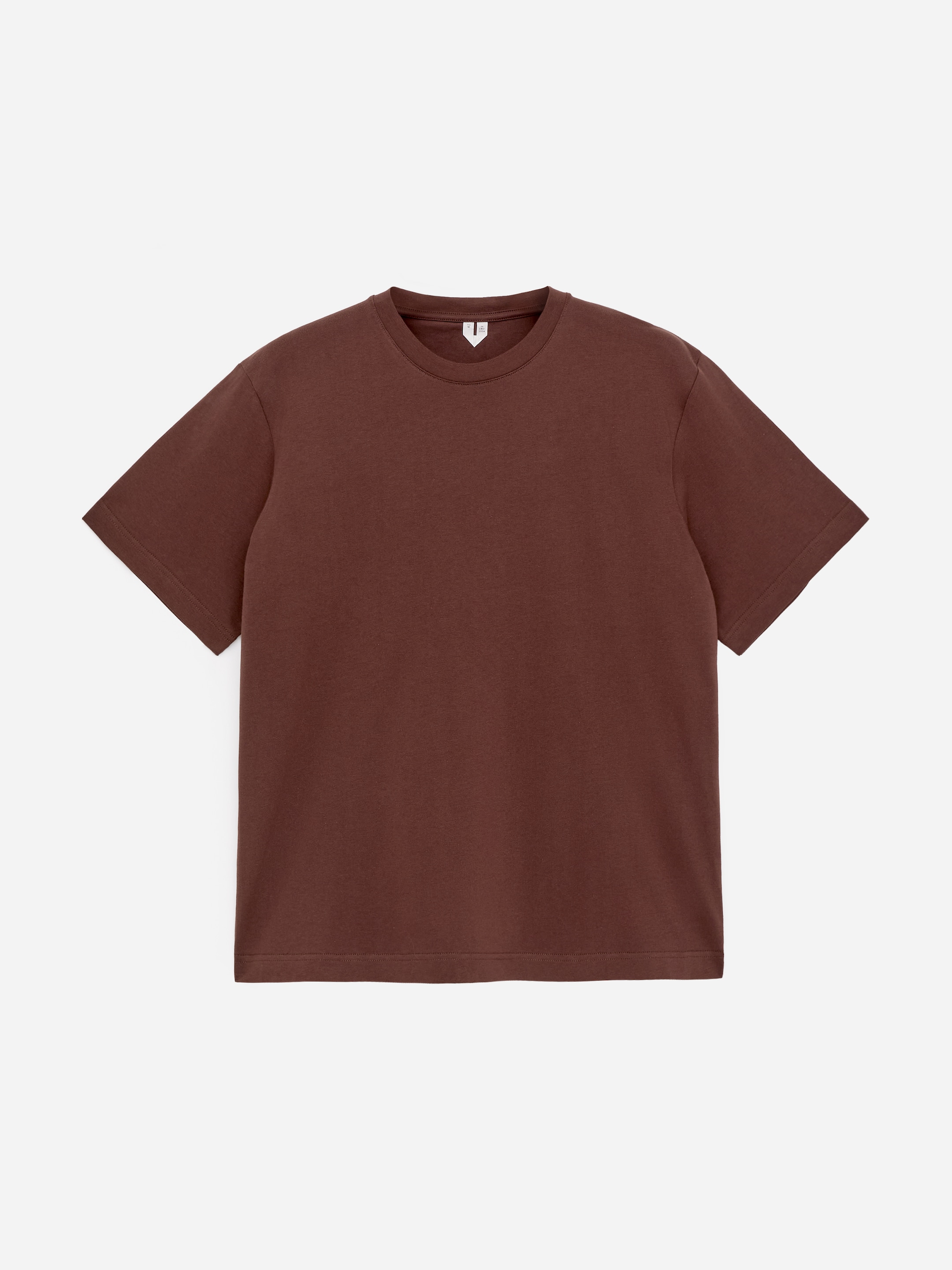 220 GSM Relaxed T-Shirt-Brown-17690