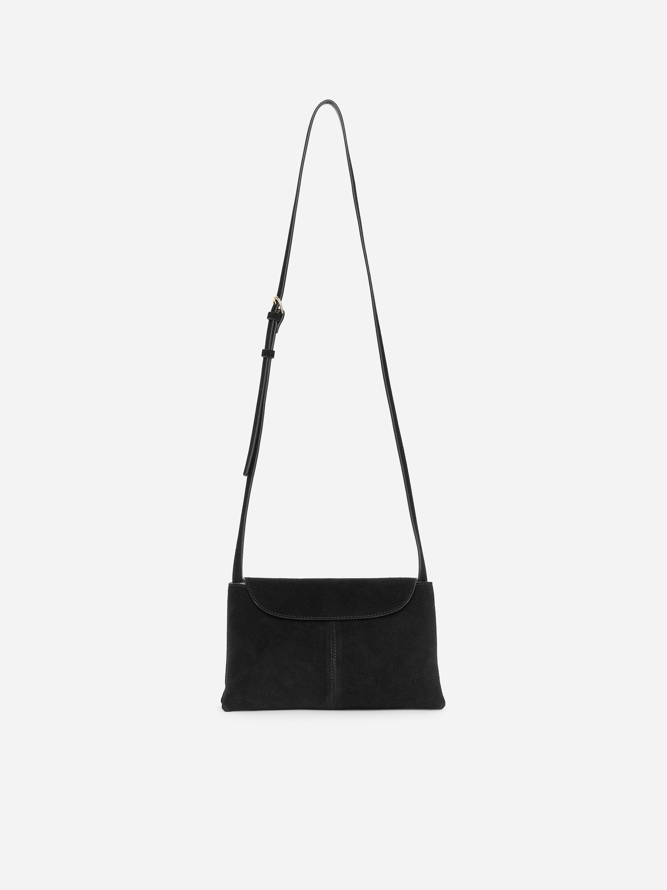 Split Suede Crossbody Bag-#272627-18622