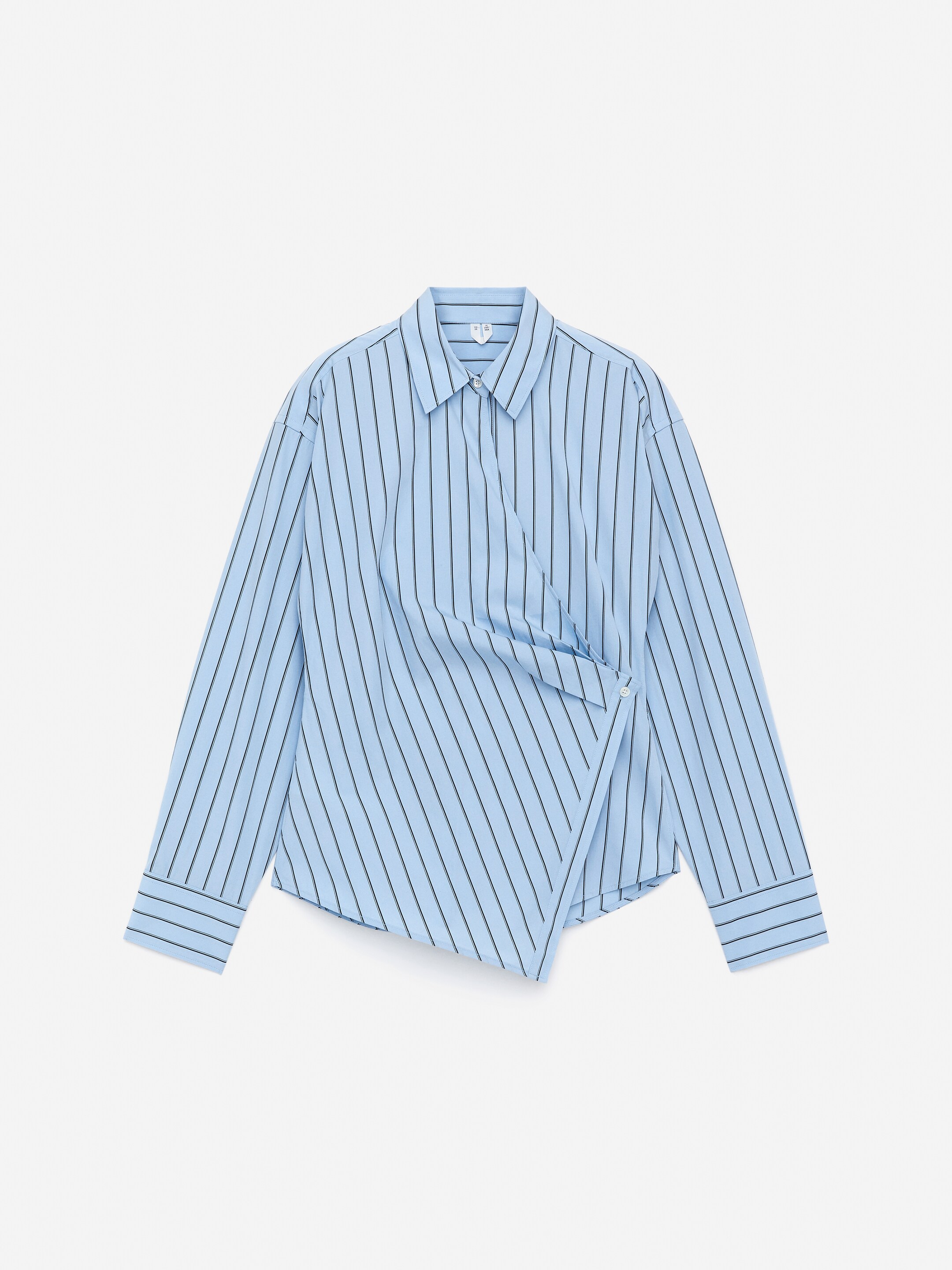 Ingrandisci l'immagine: Wrap Shirt - Blue/Striped - DONNA | H&M CH 5