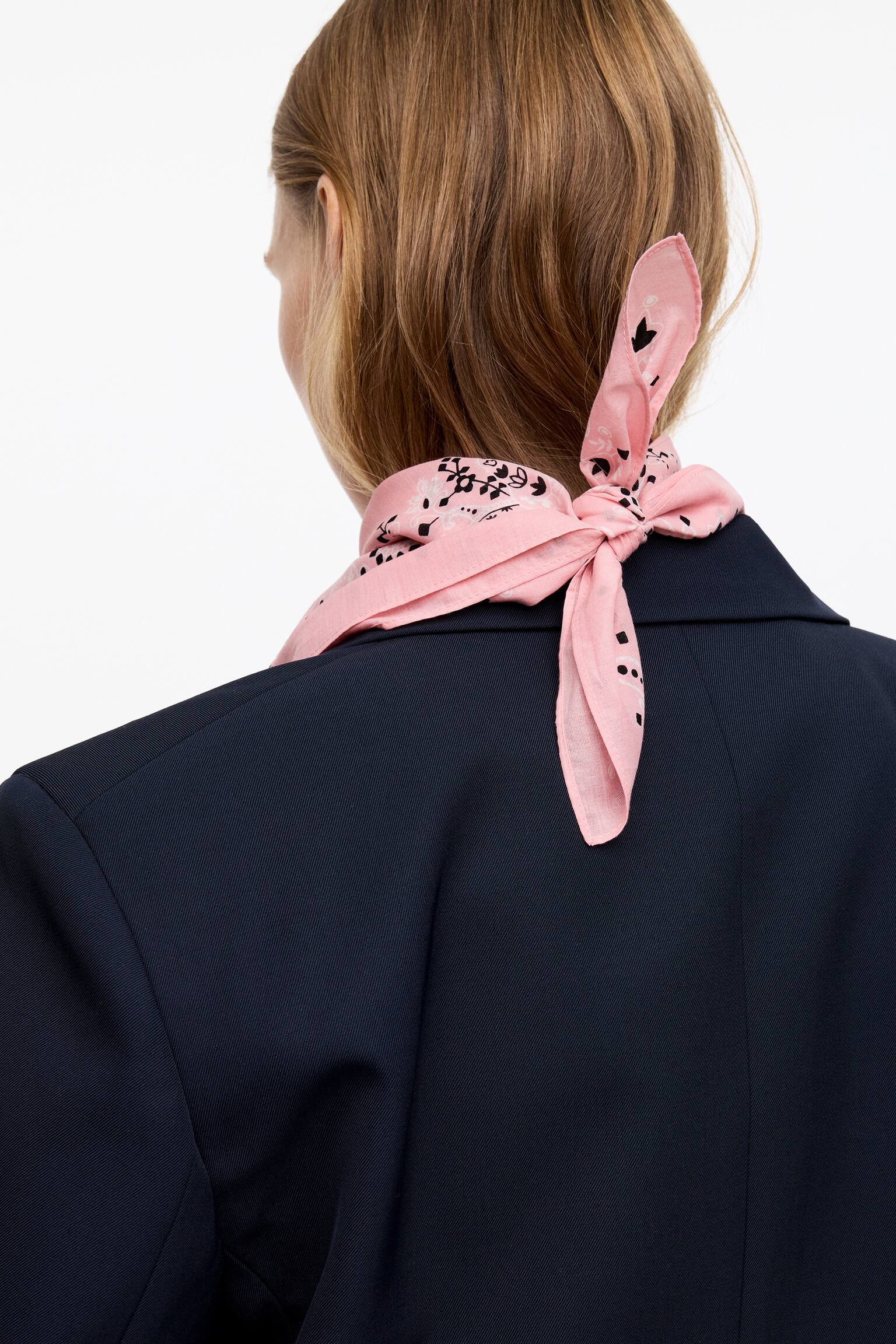 Katoenen sjaal - Roze - 5