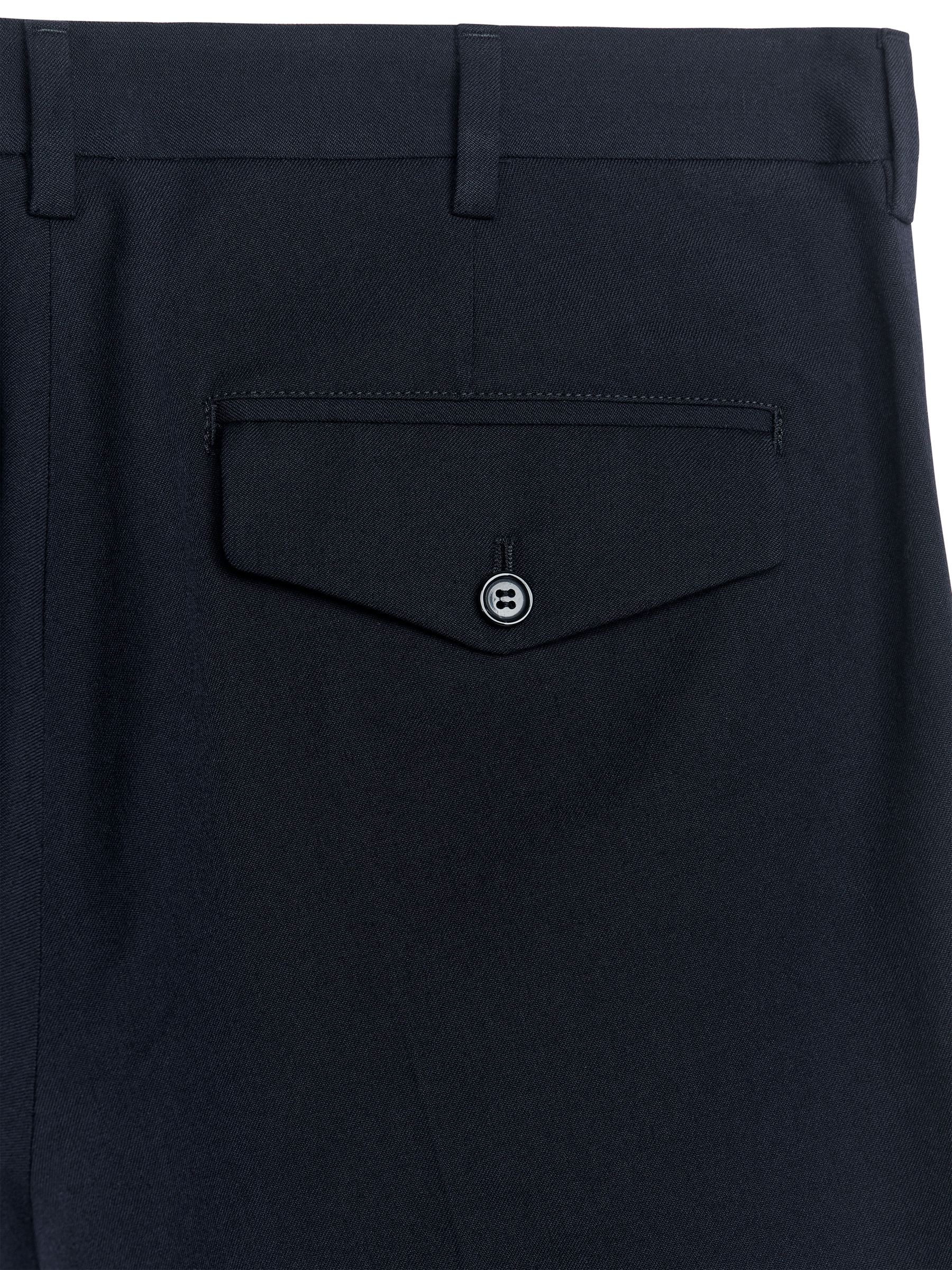 Gerade Anzughose aus Wolle - Dunkelblau - Regular Fit - Herren - StillMedia/DescriptiveDetail - 2