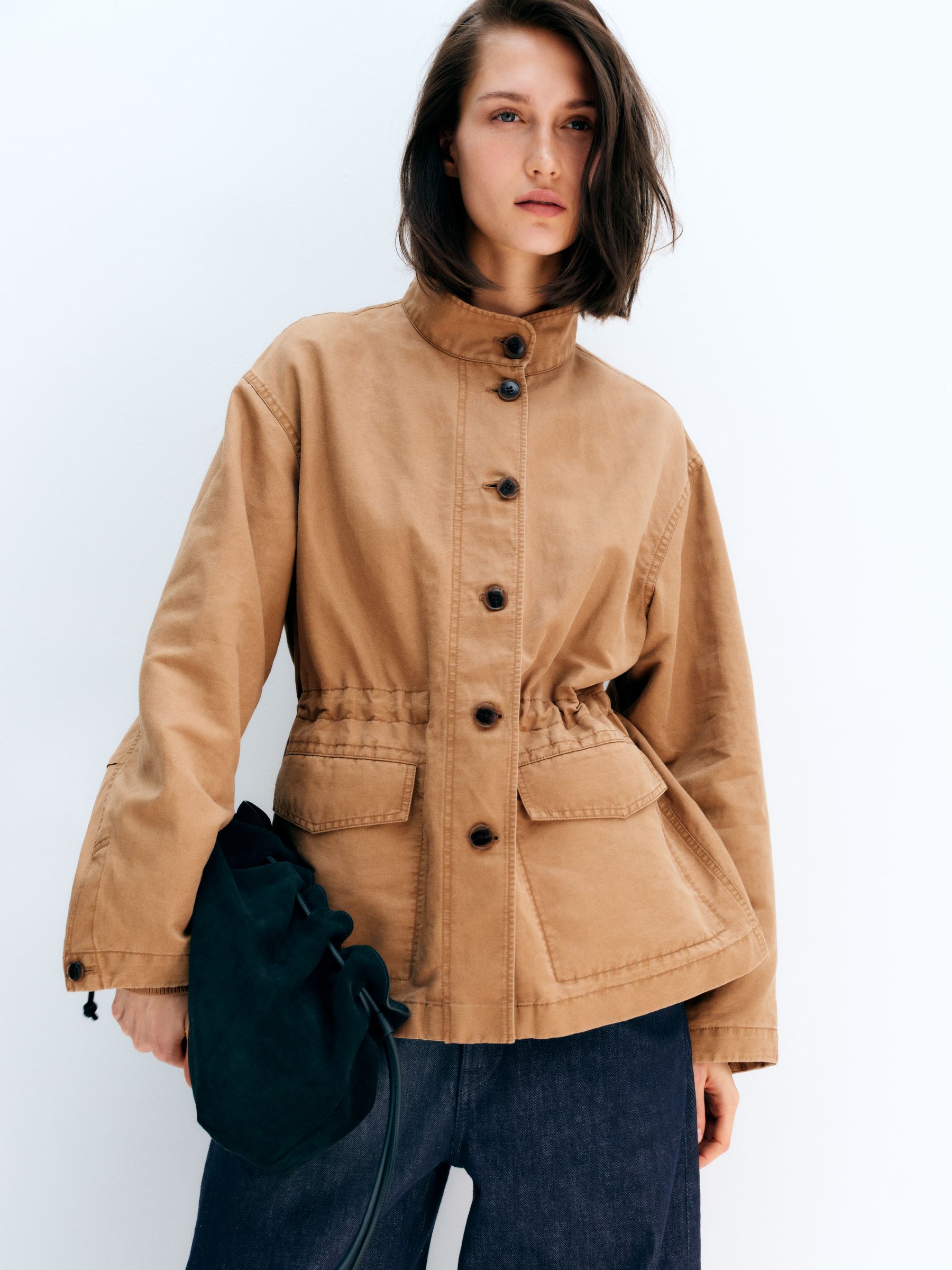 Relaxed Overshirt - Brown - Relaxed fit - Femme - StillMedia/Environmental - 1