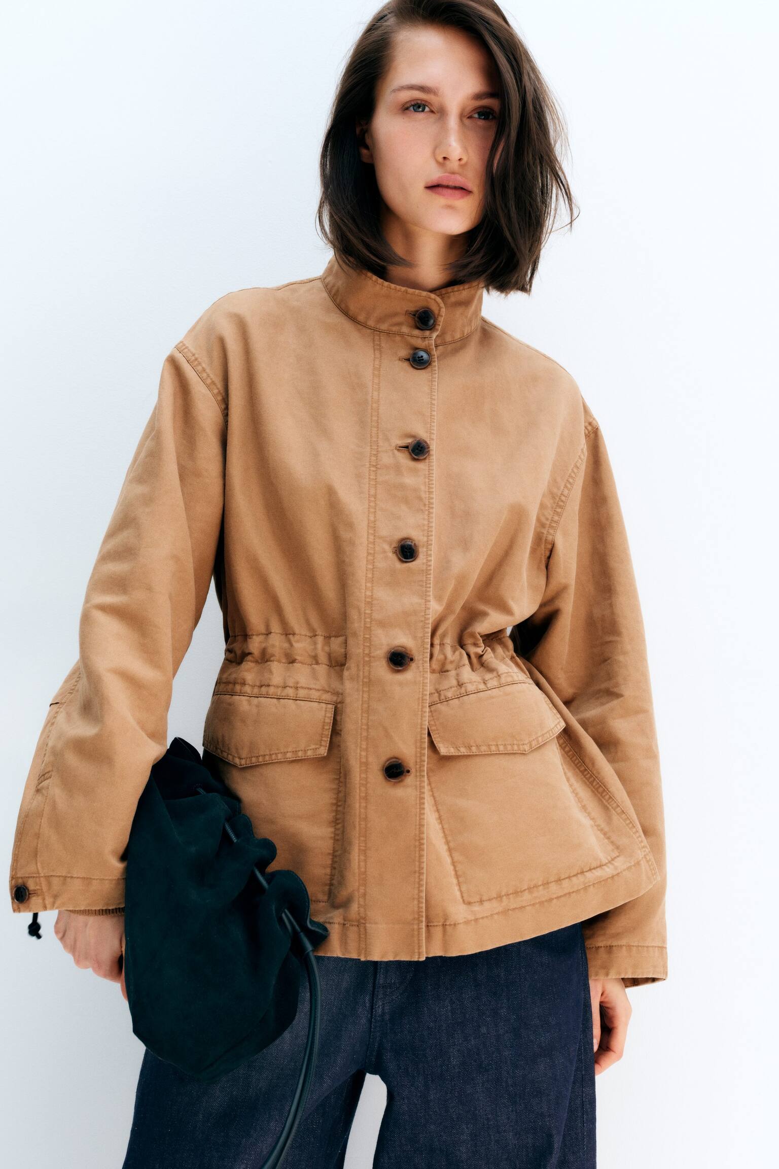 Afslappet overshirt - Brun - 6