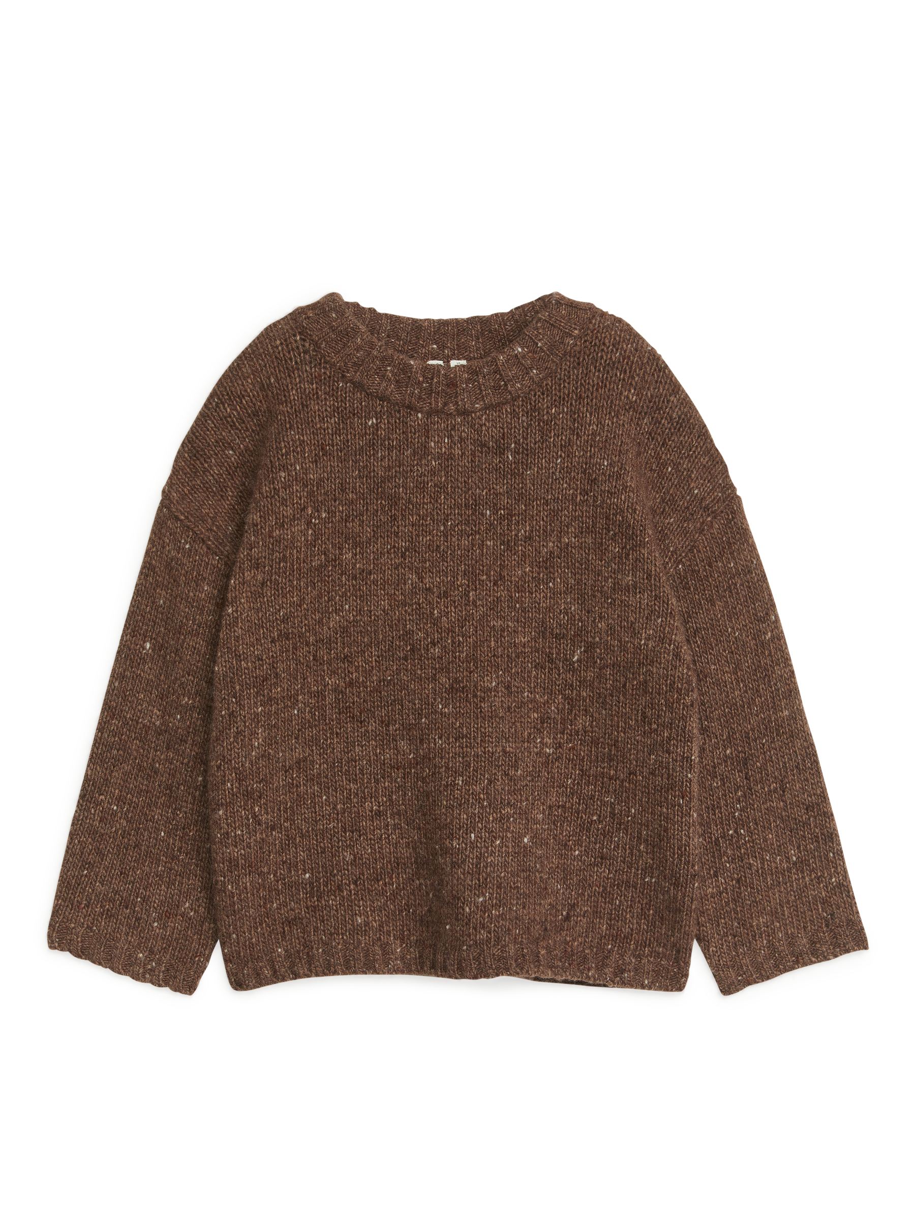 Pullover aus Noppenwollmischung - Braun - Regular Fit - Kinder - StillMedia/DescriptiveStillLife - 3