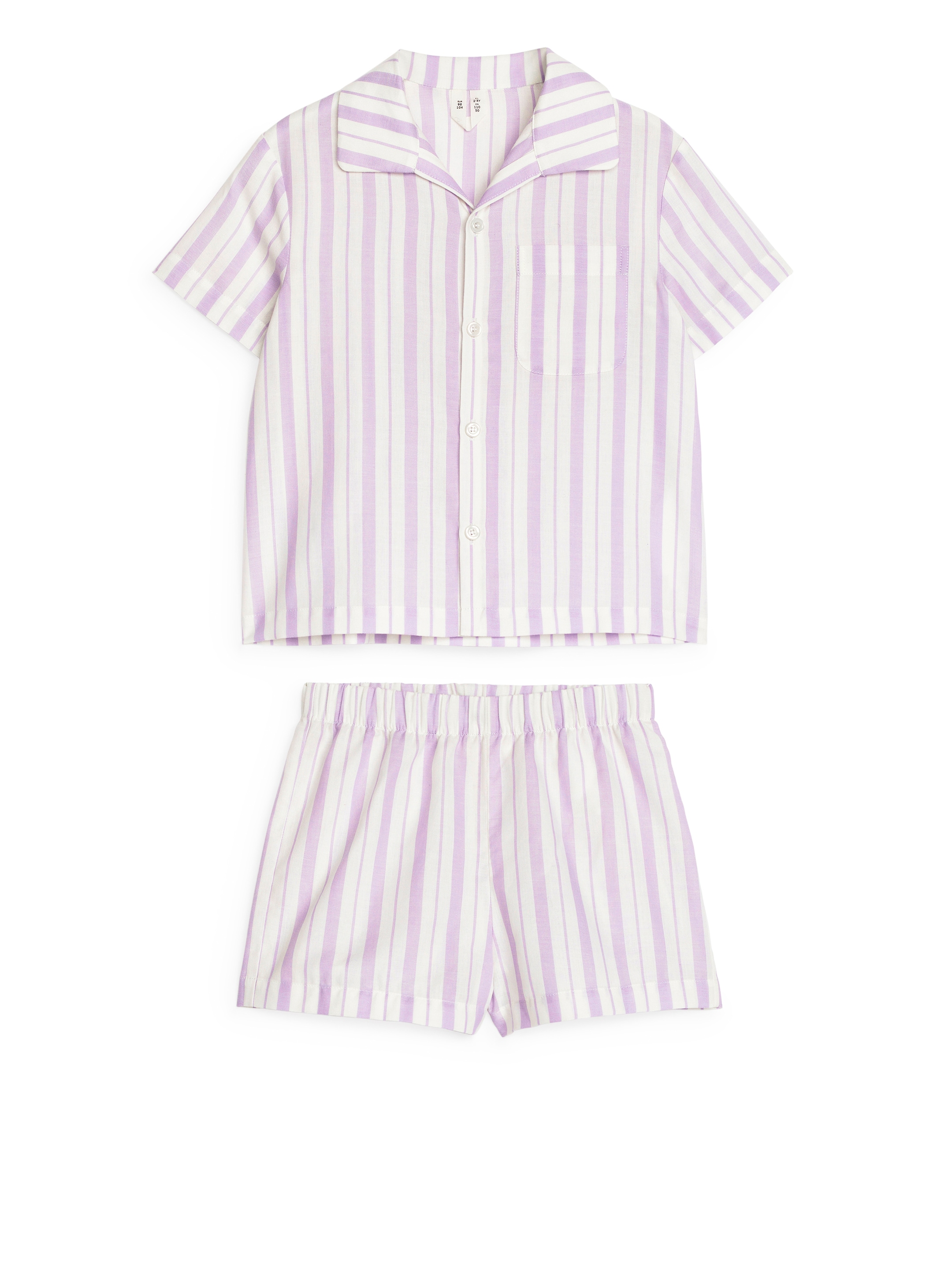 Vis større bilde: Bomullspysjamassett - Syrin/hvit - BARN | H&M NO 1