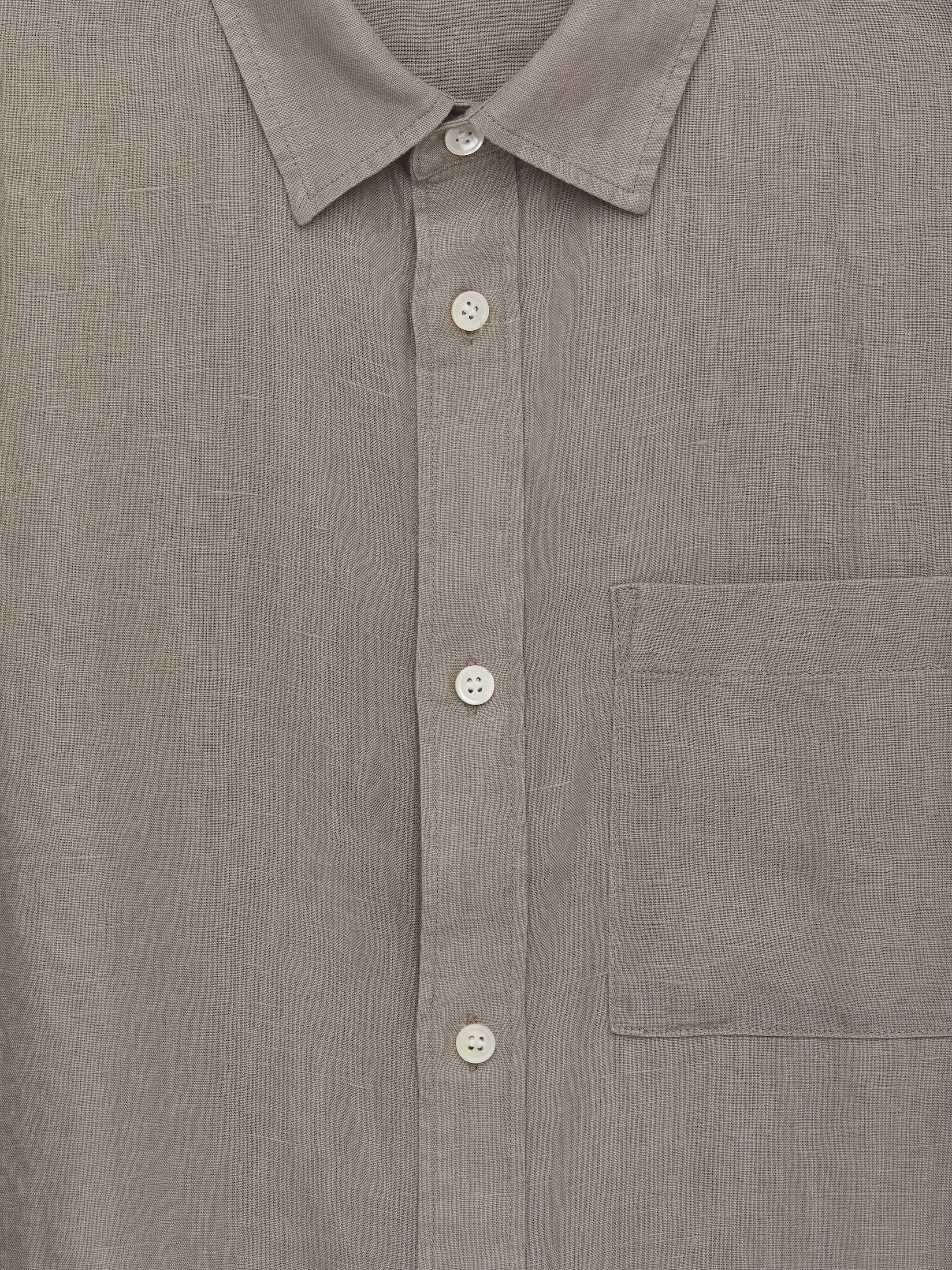 Linneskjorta - Grå - Loose fit - Men - StillMedia/DescriptiveDetail - 2