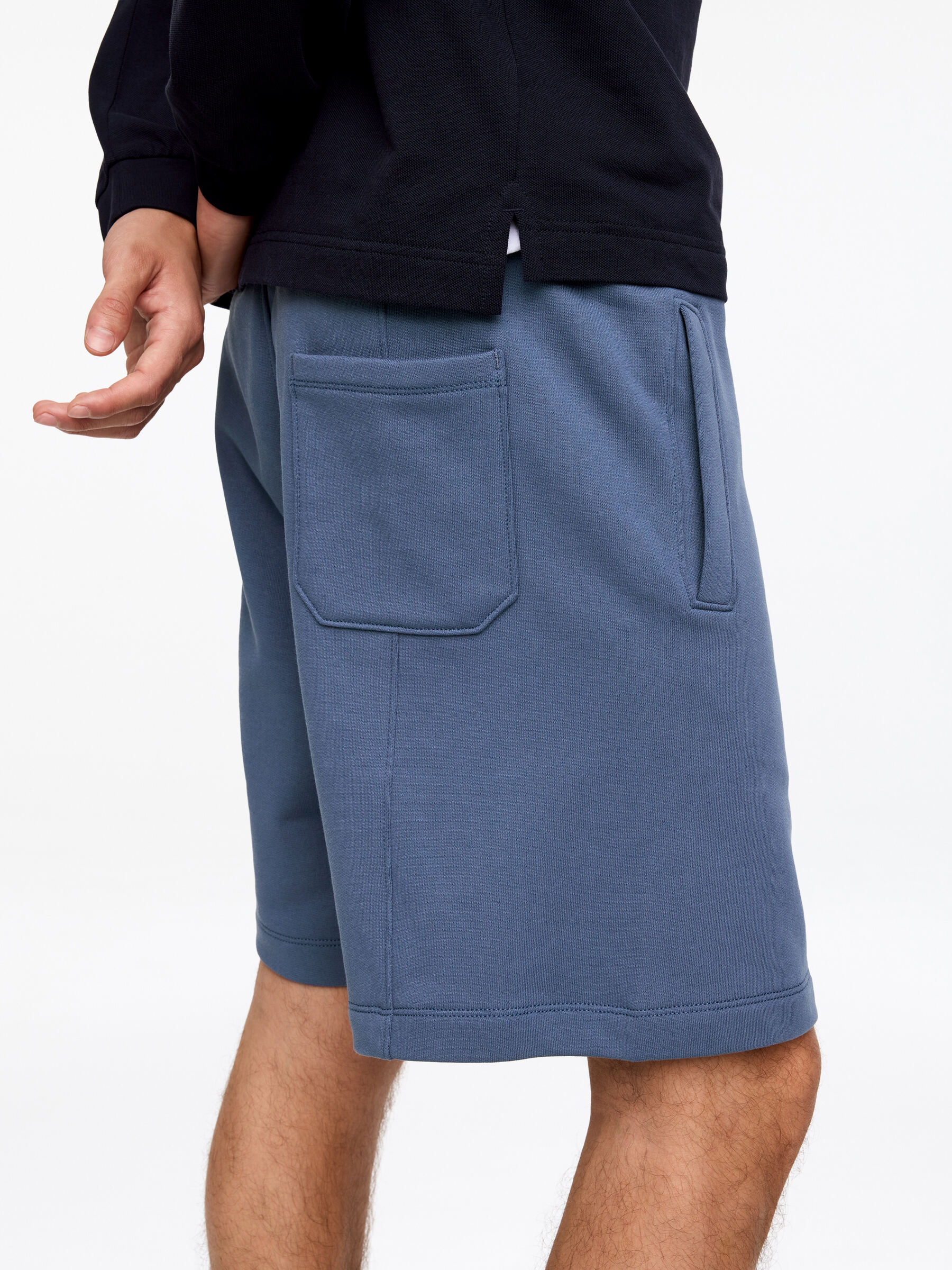 Jerseyshorts - Taubenblau - Relaxed Fit - Men - StillMedia/Lookbook - 2