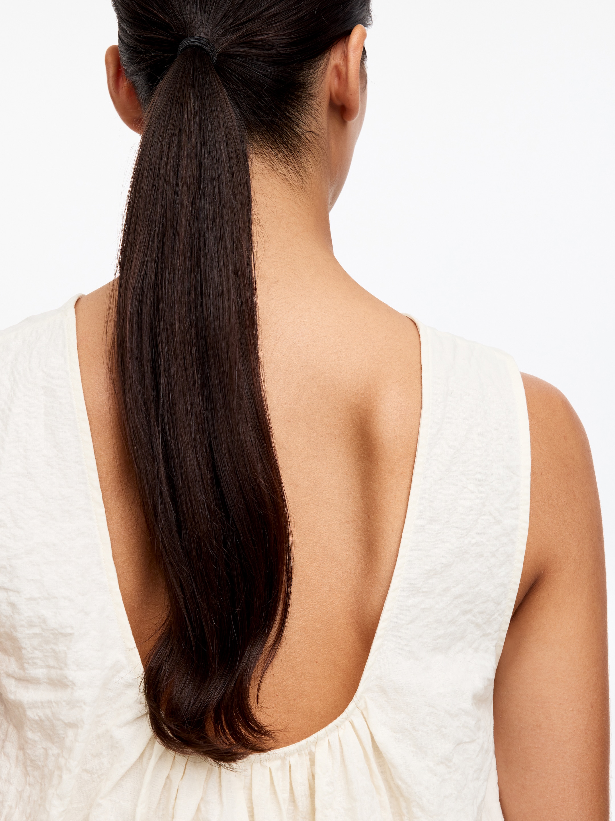 Sleeveless Seersucker Top - White - Regular fit - Women - StillMedia/Lookbook - 3