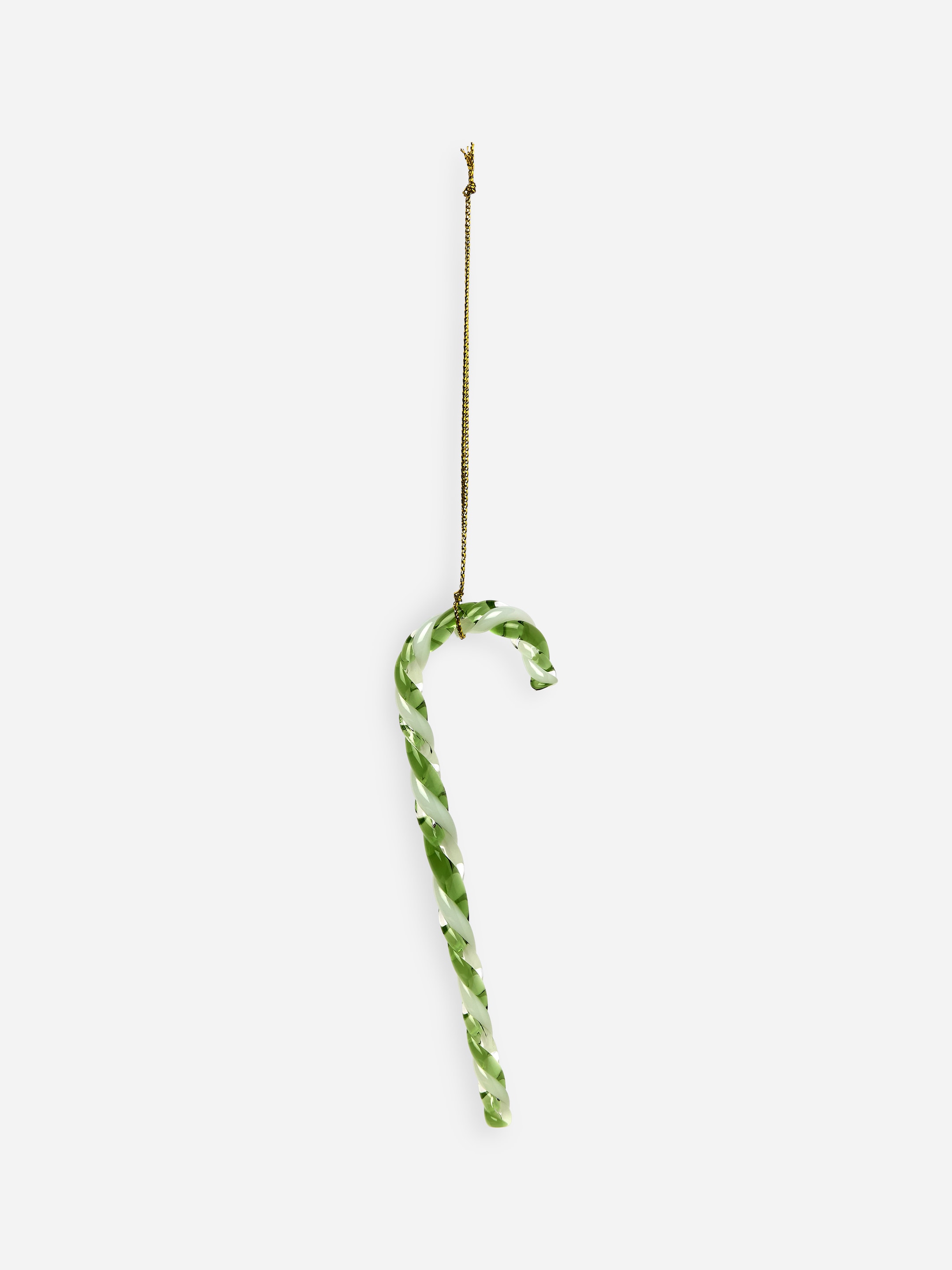 Glass Candy Cane-#C7DA86-17458
