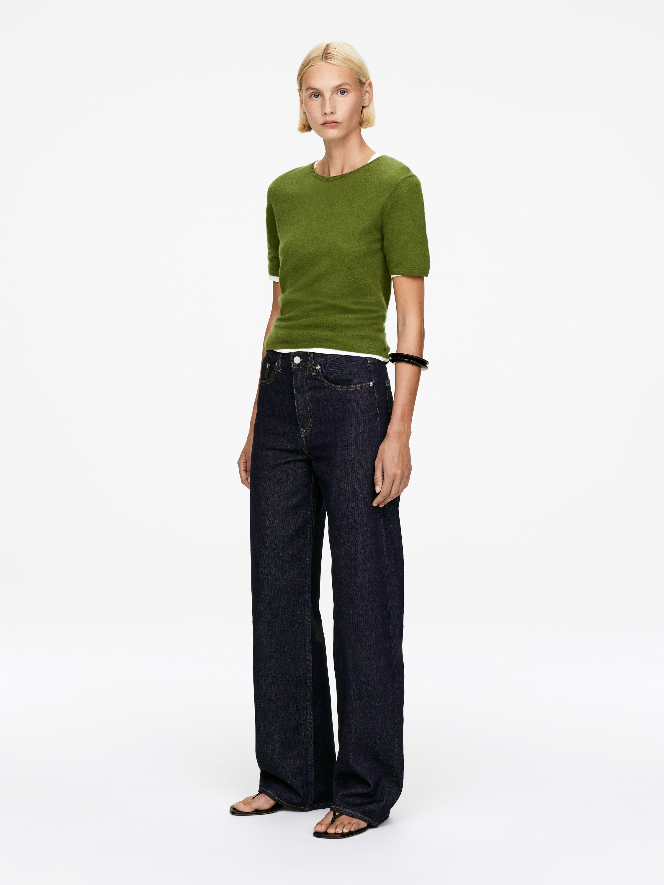 CORAL Wide Jeans - Dark Blue - Relaxed fit - Women - StillMedia/Lookbook - 3